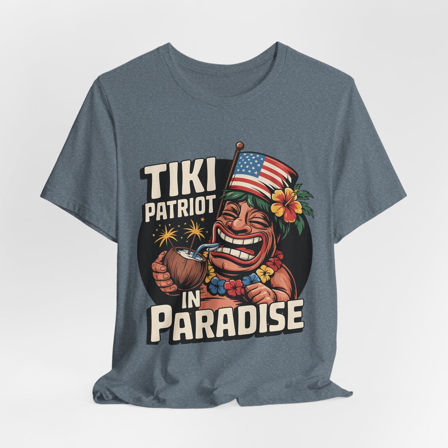 Tiki Patriot in Paradise T-Shirt