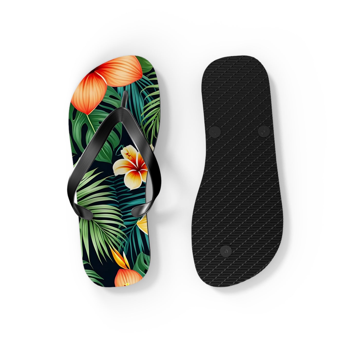 Summer Beach Sandals- Flower Flip Flops