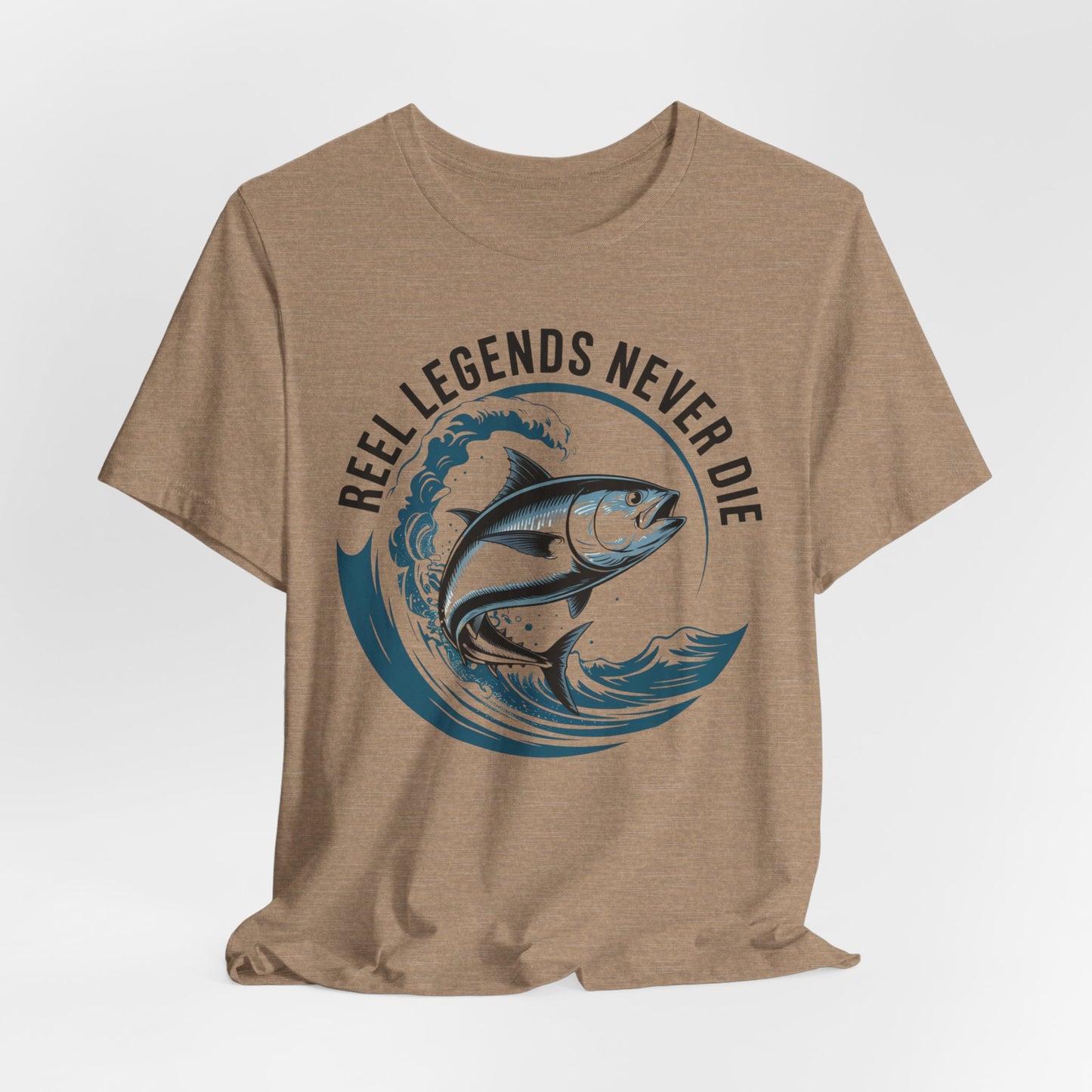 Reel Legends Never Die Fishing T-Shirt