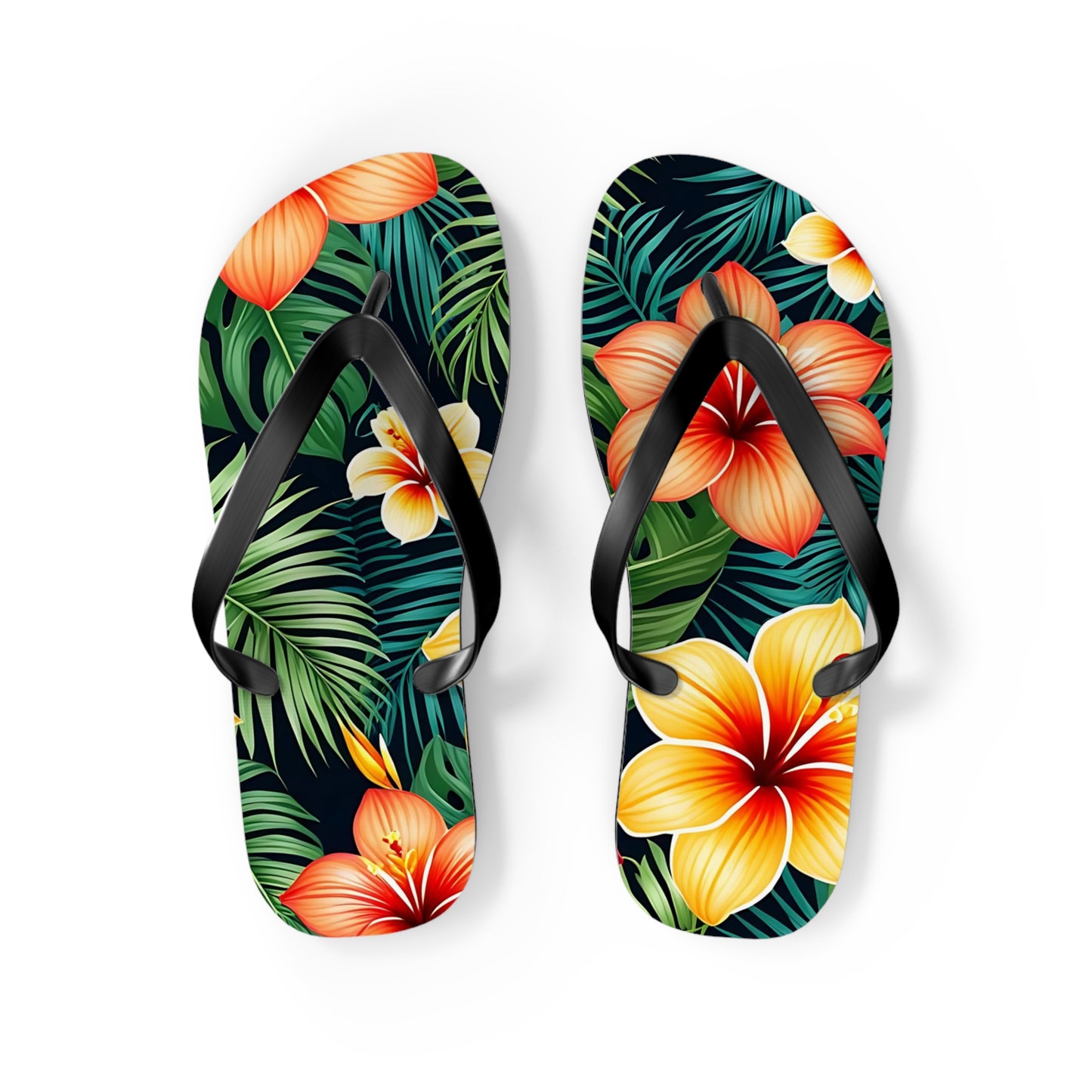 Summer Beach Sandals- Flower Flip Flops