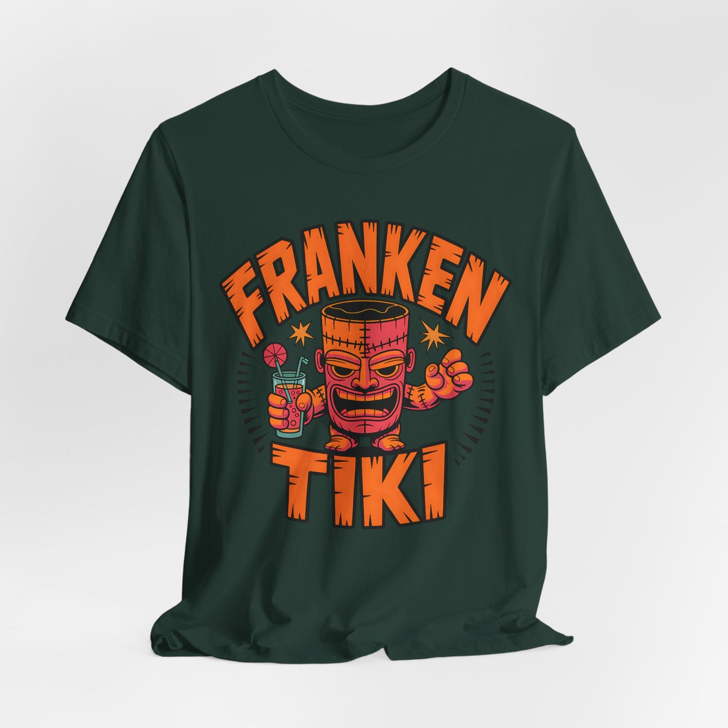 Franken Tiki Halloween Shirt