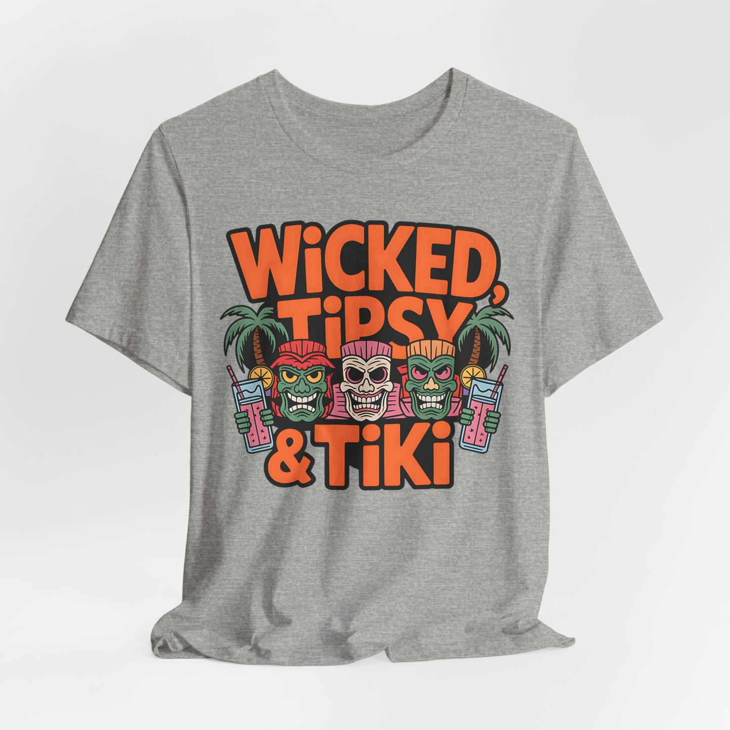 Wicked Tipsy Tiki Halloween T-Shirt