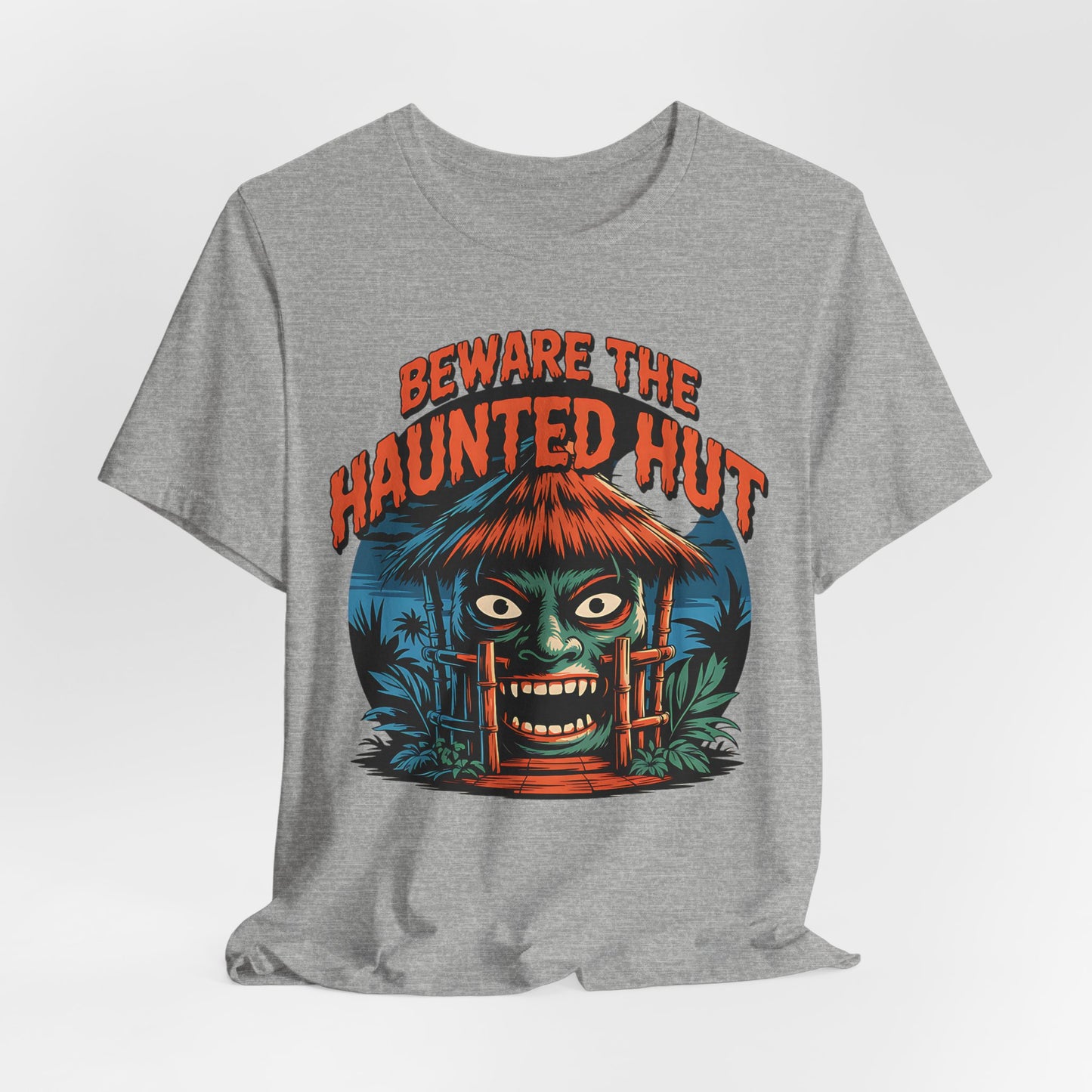 Haunted Hut T-Shirt | Spooky Graphic Halloween T-Shirt