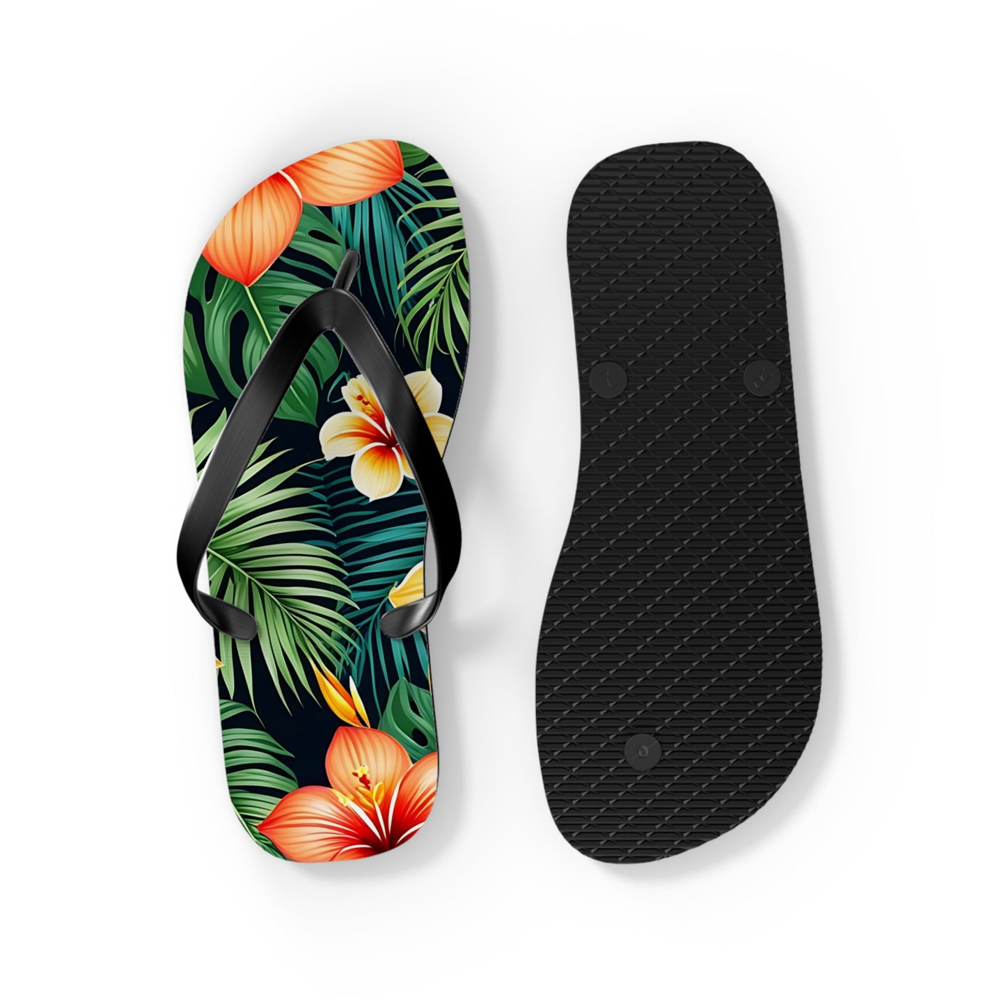 Summer Beach Sandals- Flower Flip Flops