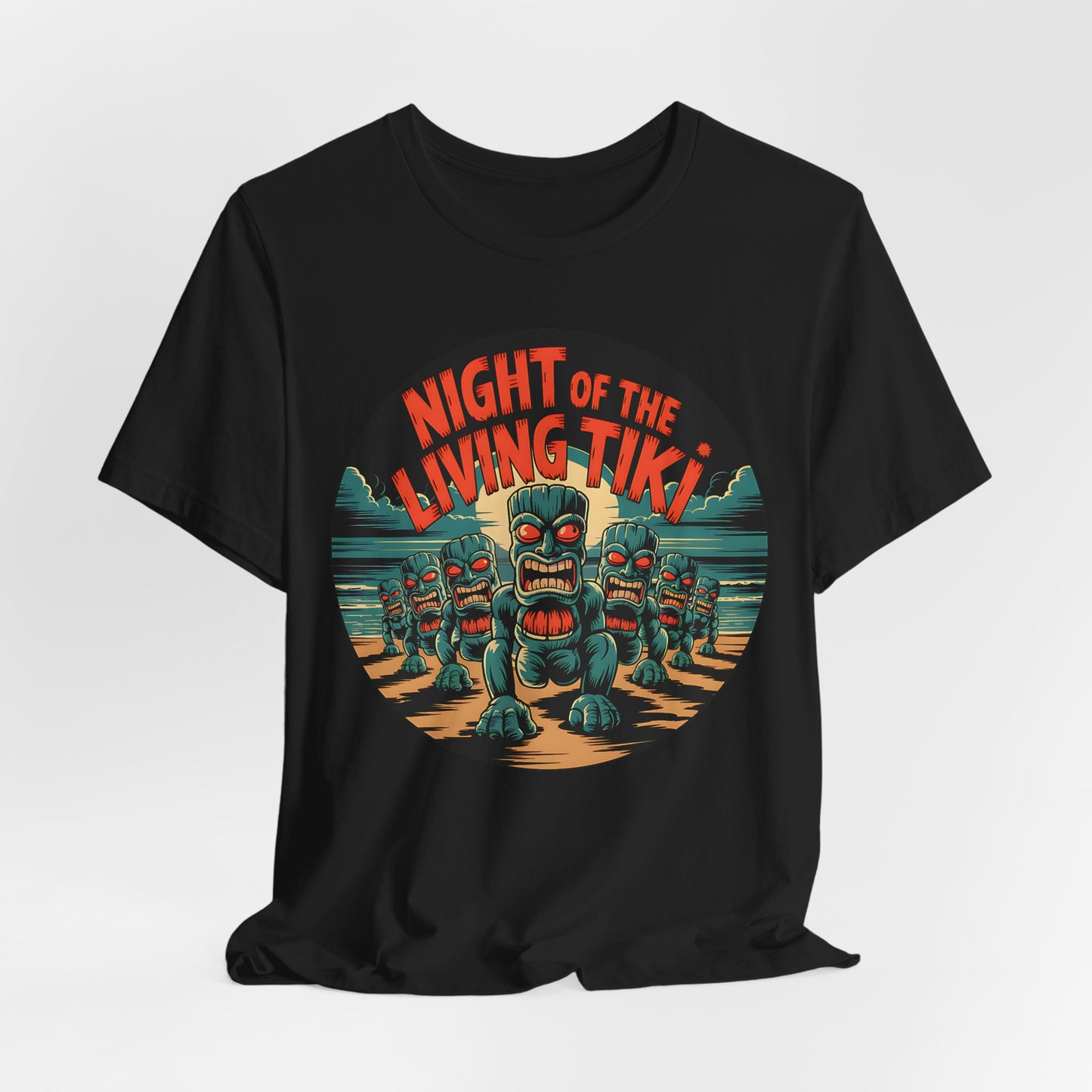 Night of the Living Tiki Halloween T-shirt