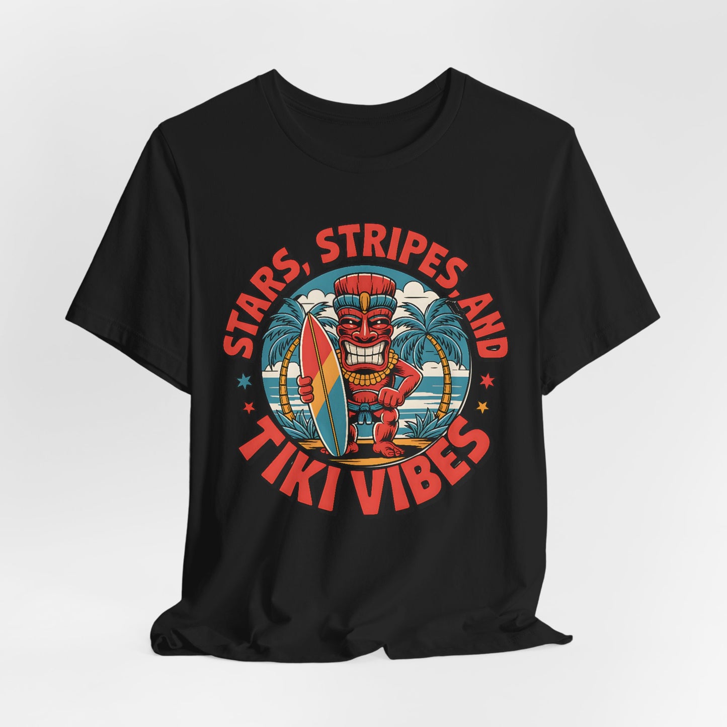 T-Shirt - Stars, Stripes and Tiki Vibes T-Shirt