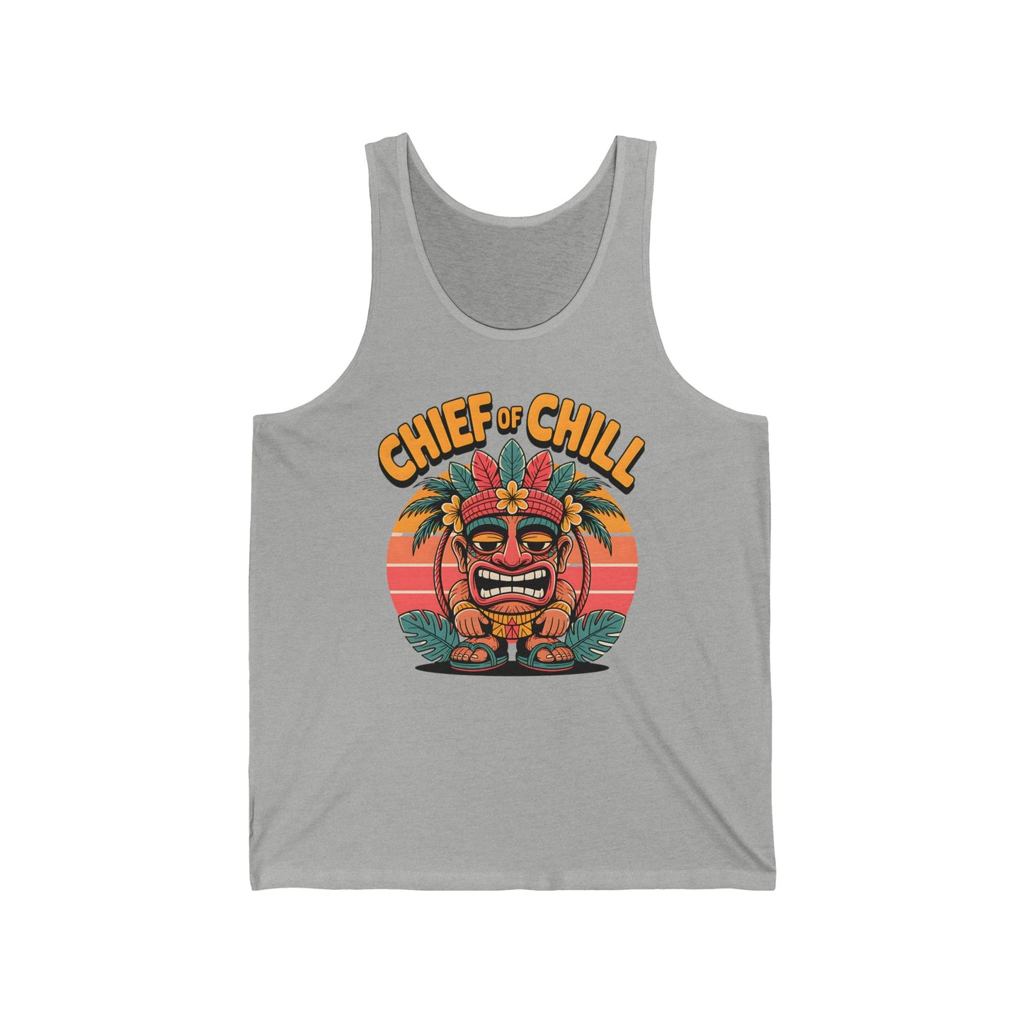 Tropical Chief of Chill Tiki Tank Top