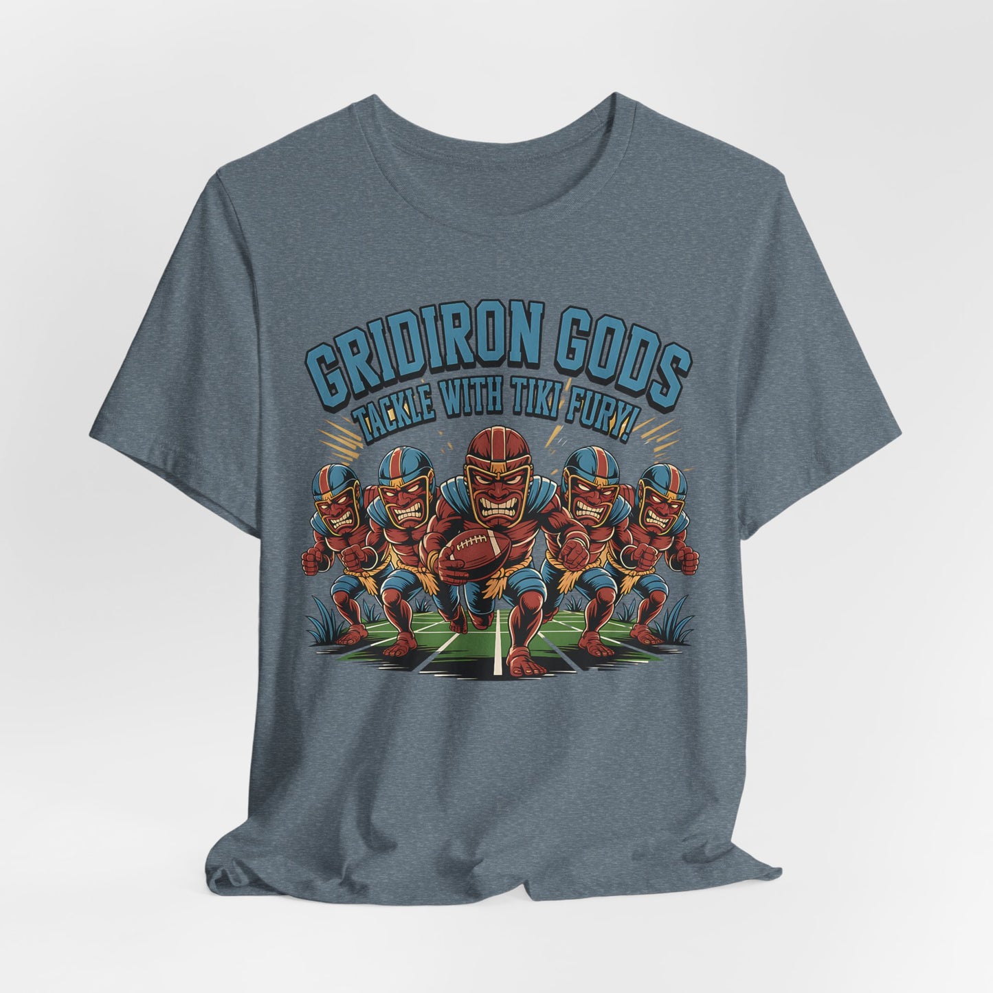 Gridiron Gods Football Tiki T-Shirt