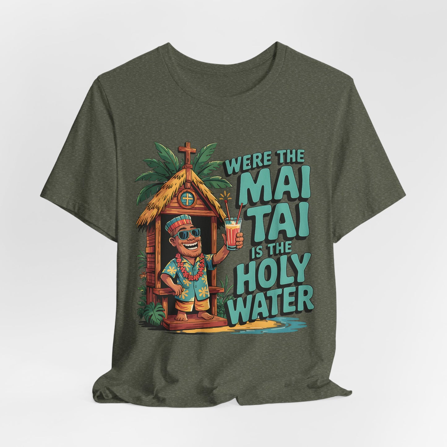 Tropical Mai Tai Tiki T-Shirt