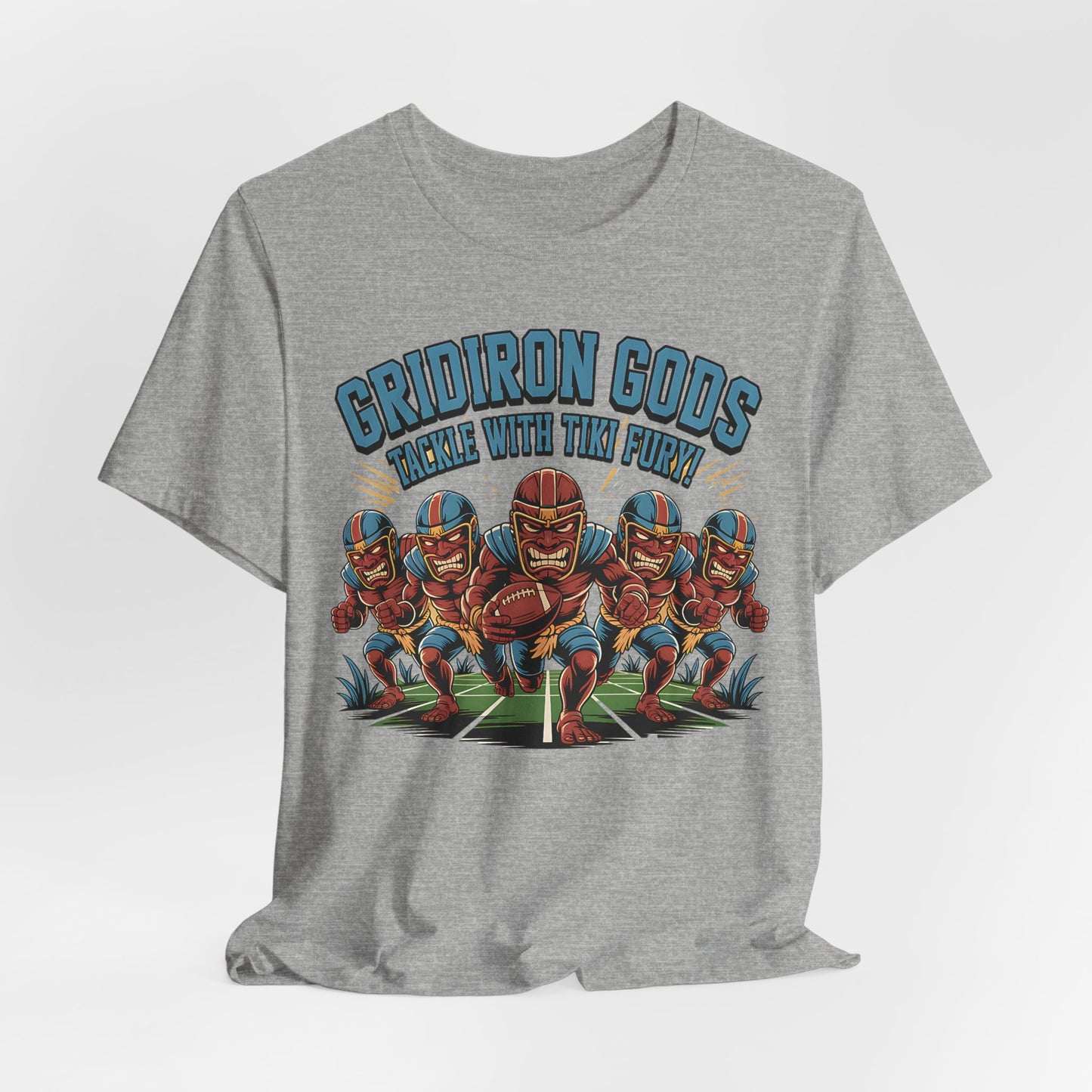 Gridiron Gods Football Tiki T-Shirt
