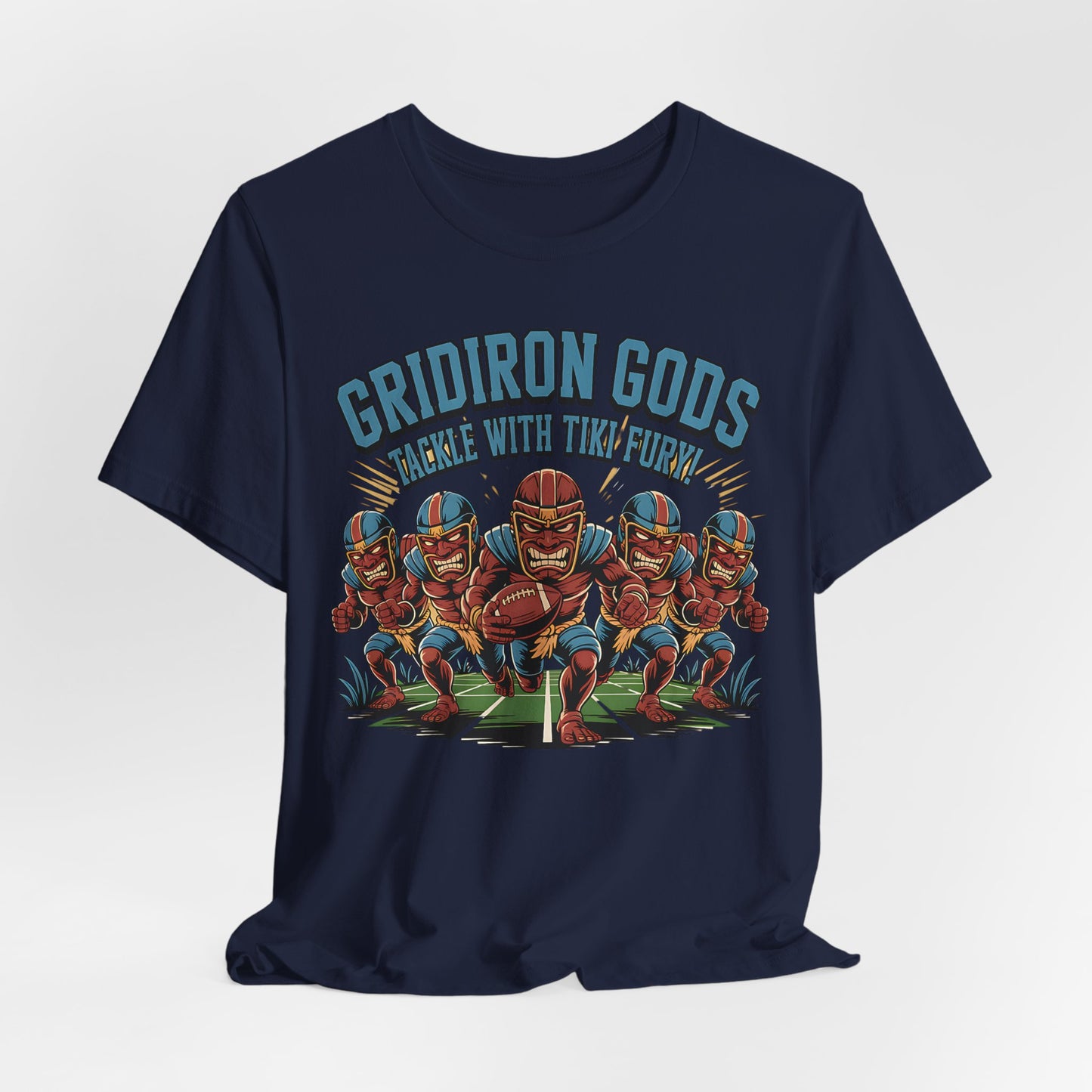 Gridiron Gods Football Tiki T-Shirt