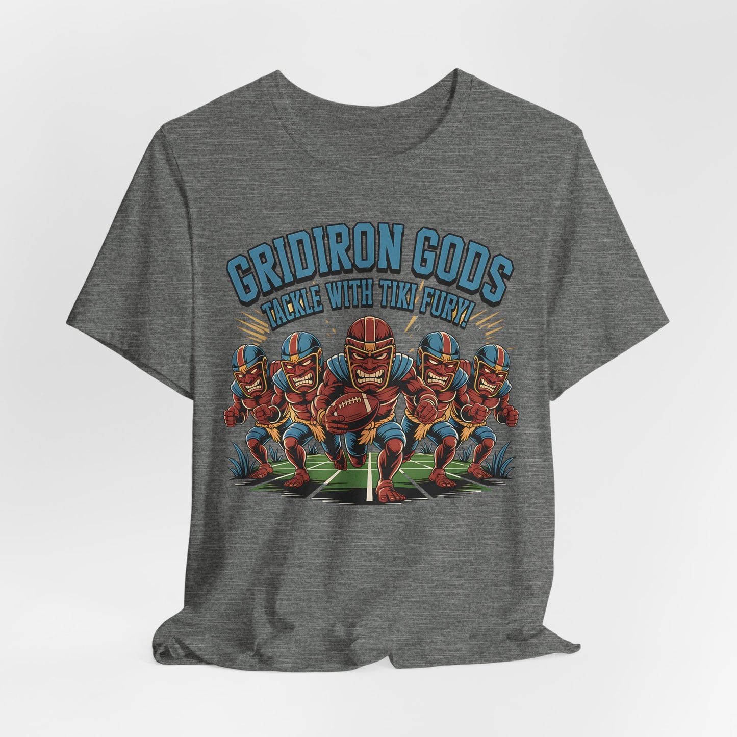 Gridiron Gods Football Tiki T-Shirt