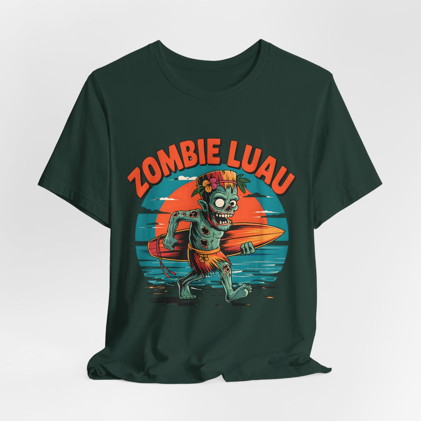 Zombie Luau Halloween T-Shirt