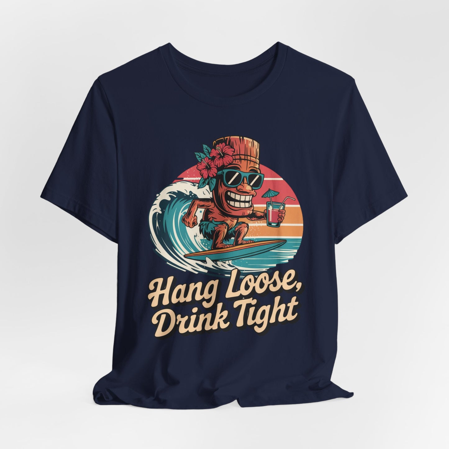 Hang Loose Tiki T-Shirt Navy