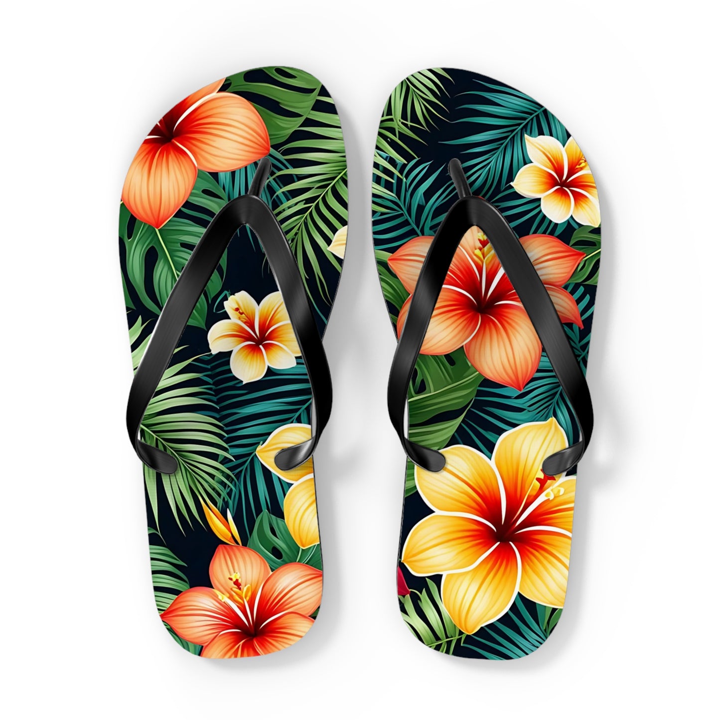 Summer Beach Sandals- Flower Flip Flops