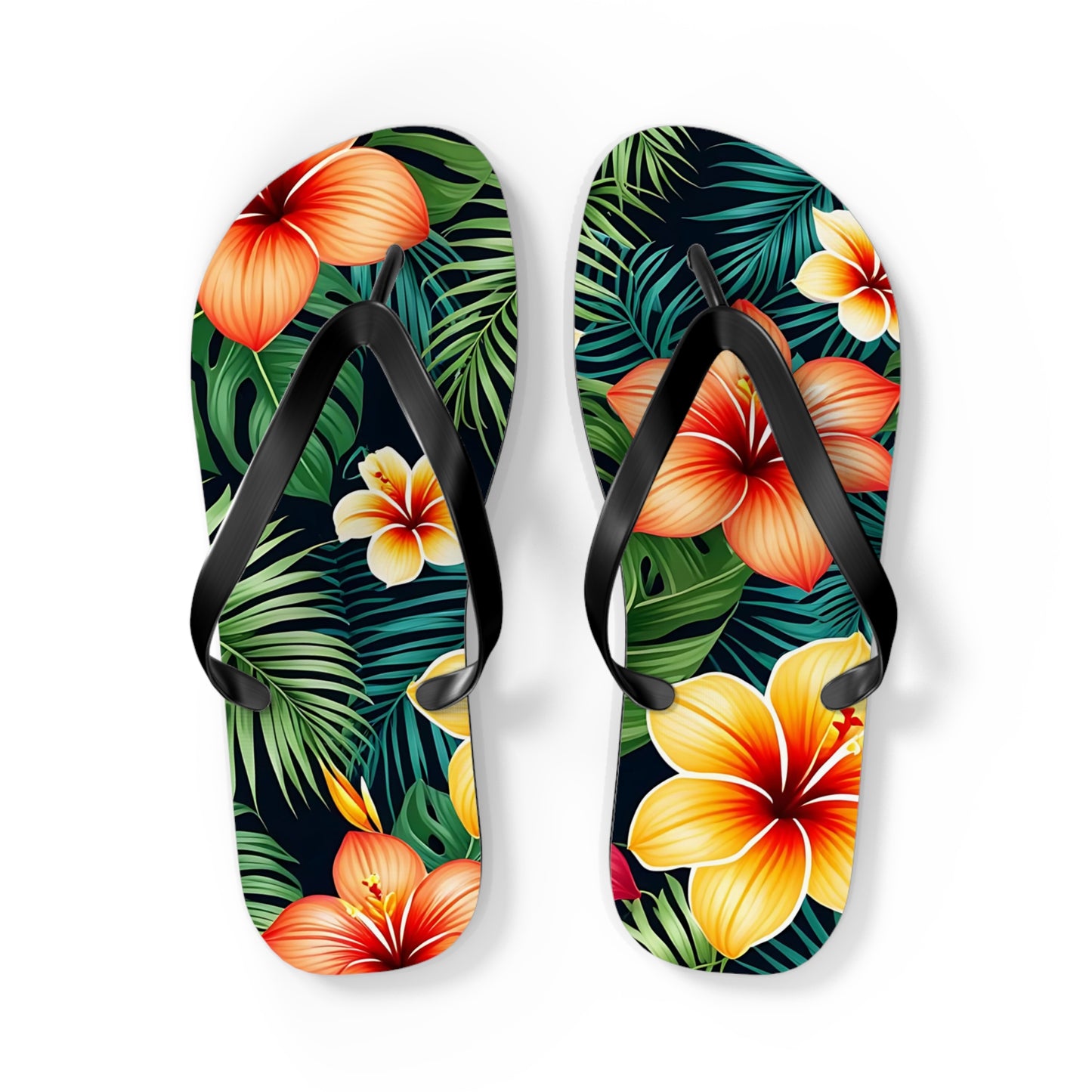 Summer Beach Sandals- Flower Flip Flops