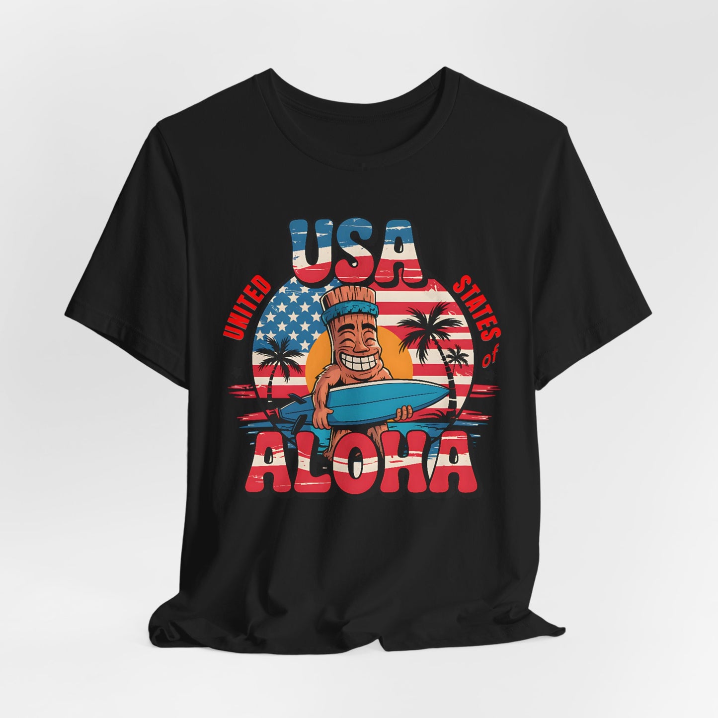 United States of Aloha Tiki T-Shirt