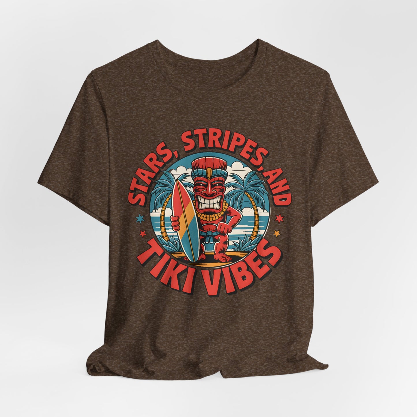 T-Shirt - Stars, Stripes and Tiki Vibes T-Shirt