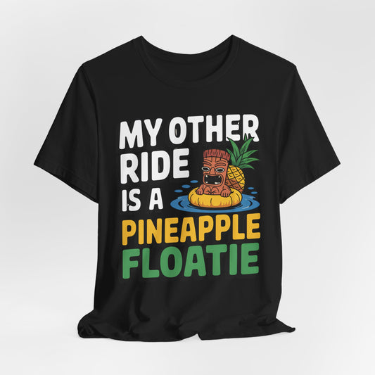 Fun Pineapple Floatie Tiki T-Shirt