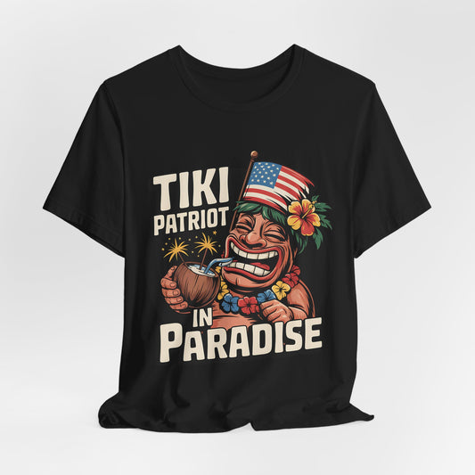 Tiki Patriot in Paradise T-Shirt