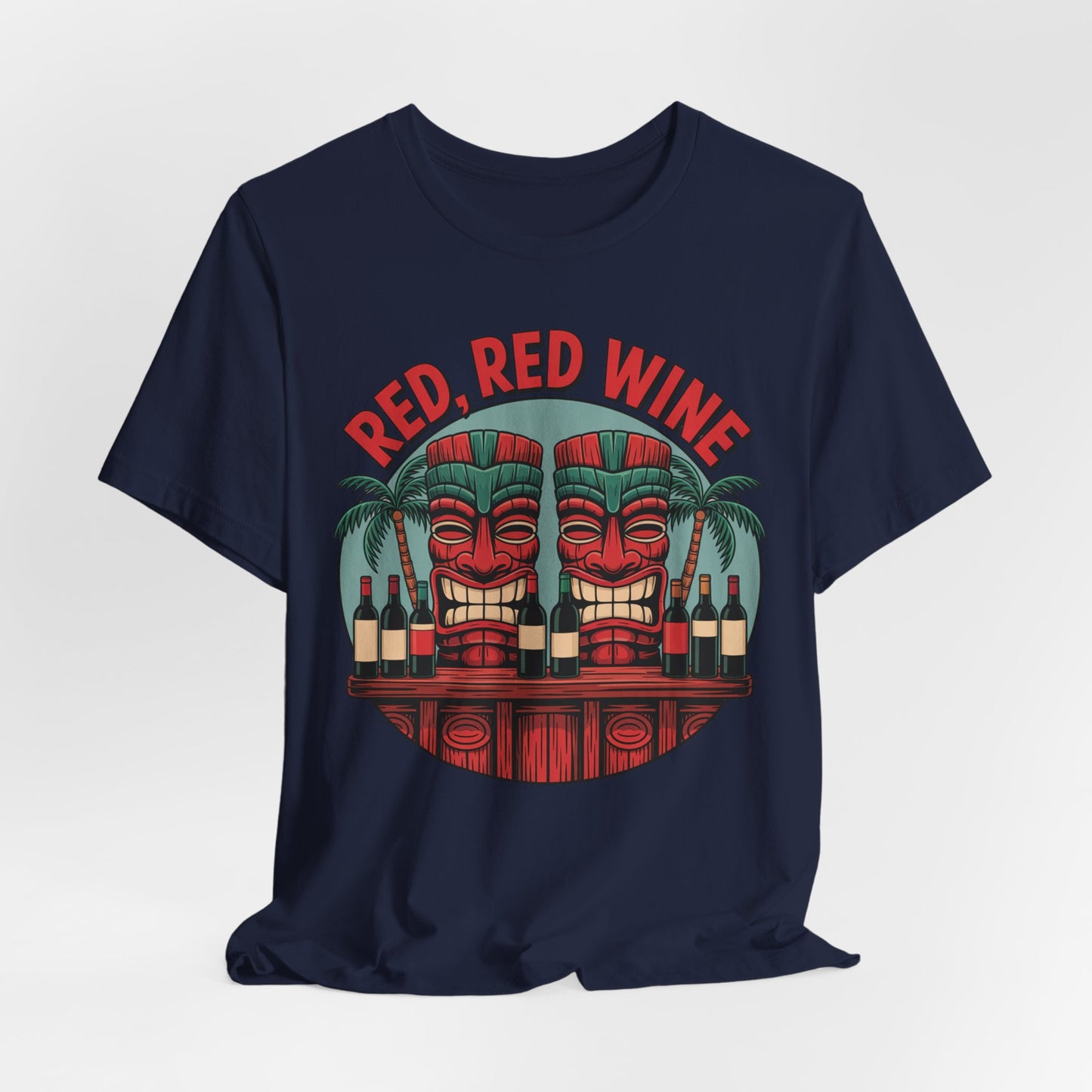 Red, Red Wine Tropical Tiki T-Shirt