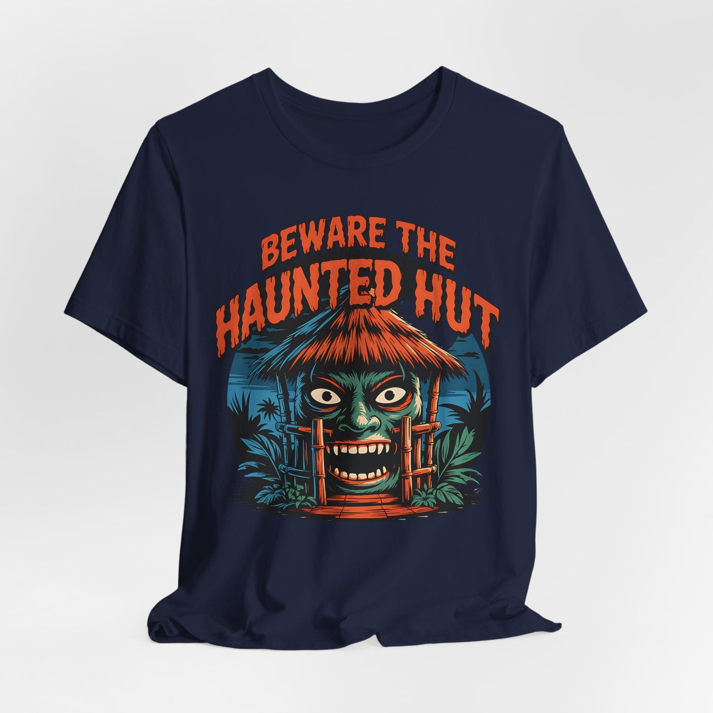Haunted Hut T-Shirt | Spooky Graphic Halloween T-Shirt