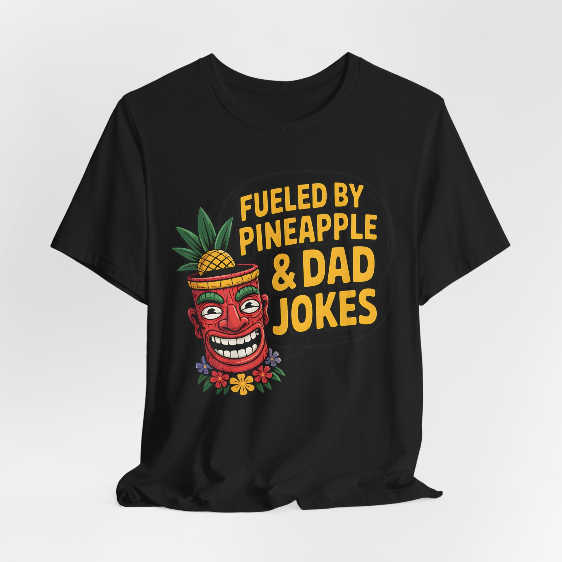 Pineapple & Dad Jokes Tiki T-Shirt