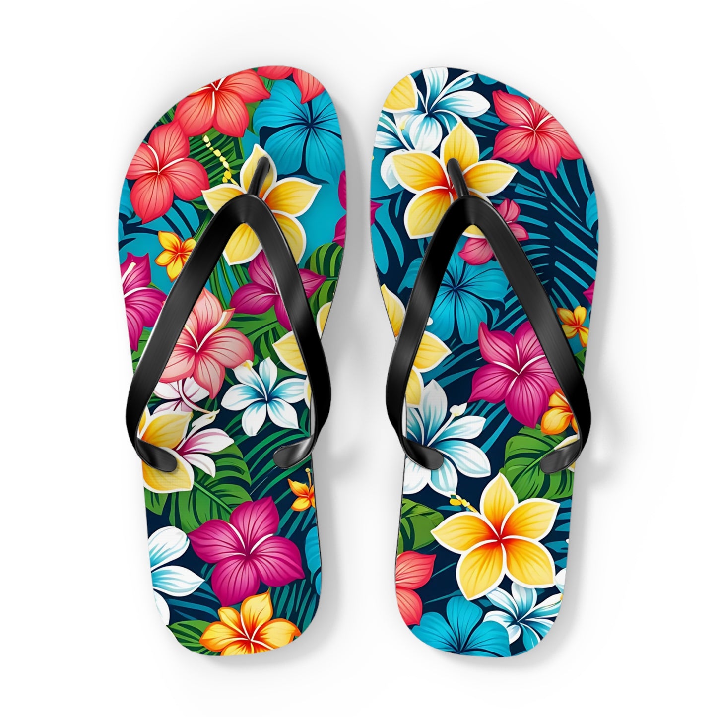 Tropical Flip Flops- Unisex Aloha Vibes