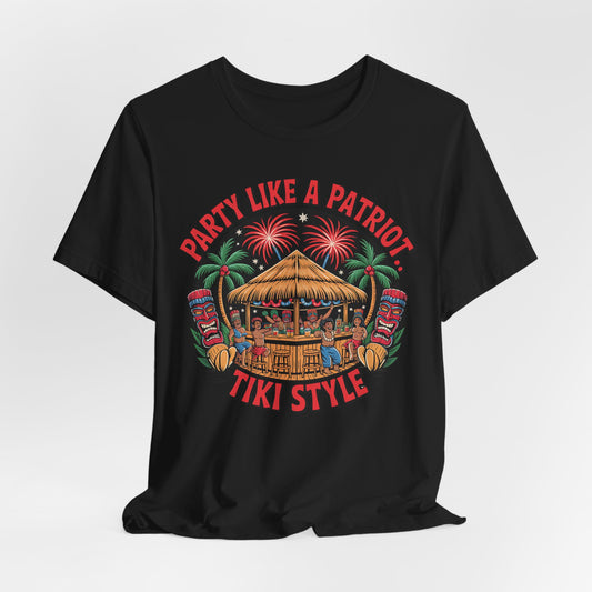 Party Like a Patriot Tiki T-Shirt