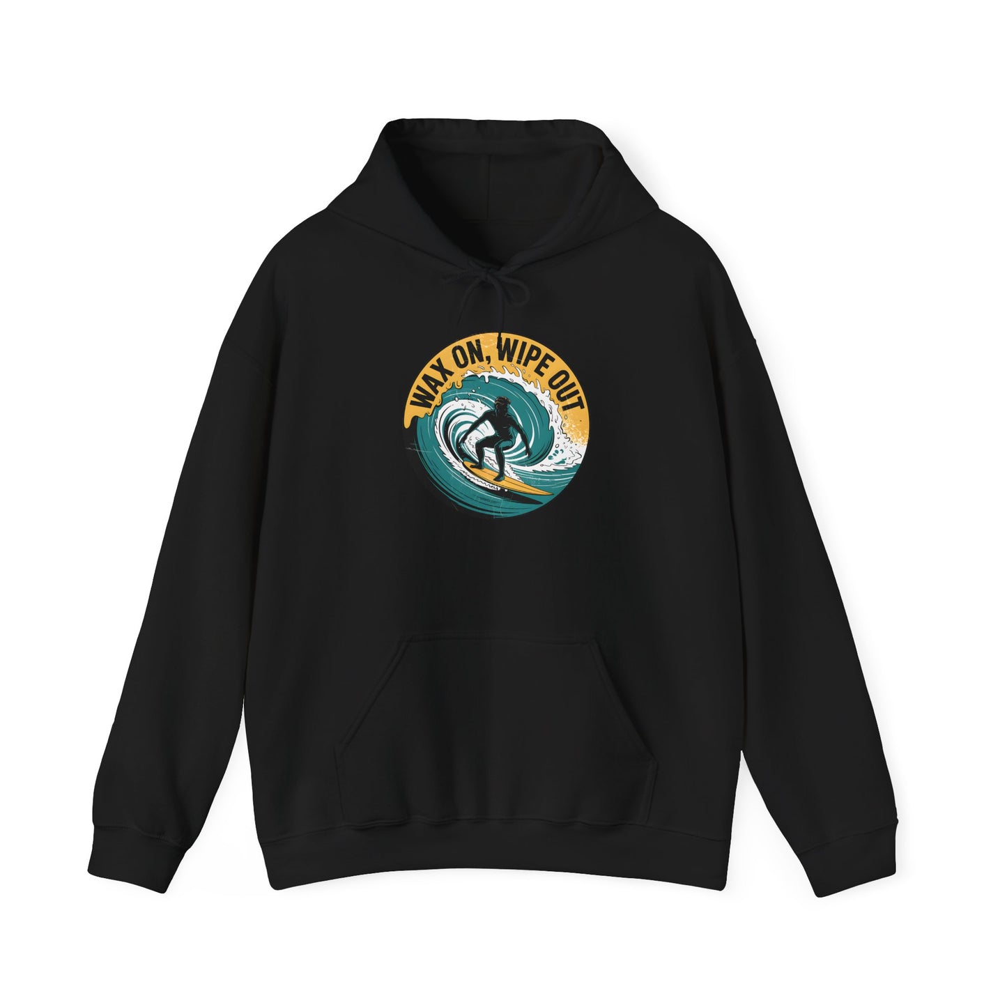 Surf Vibes Hooded Sweatshirt - 'Wax On, Wipe Out'