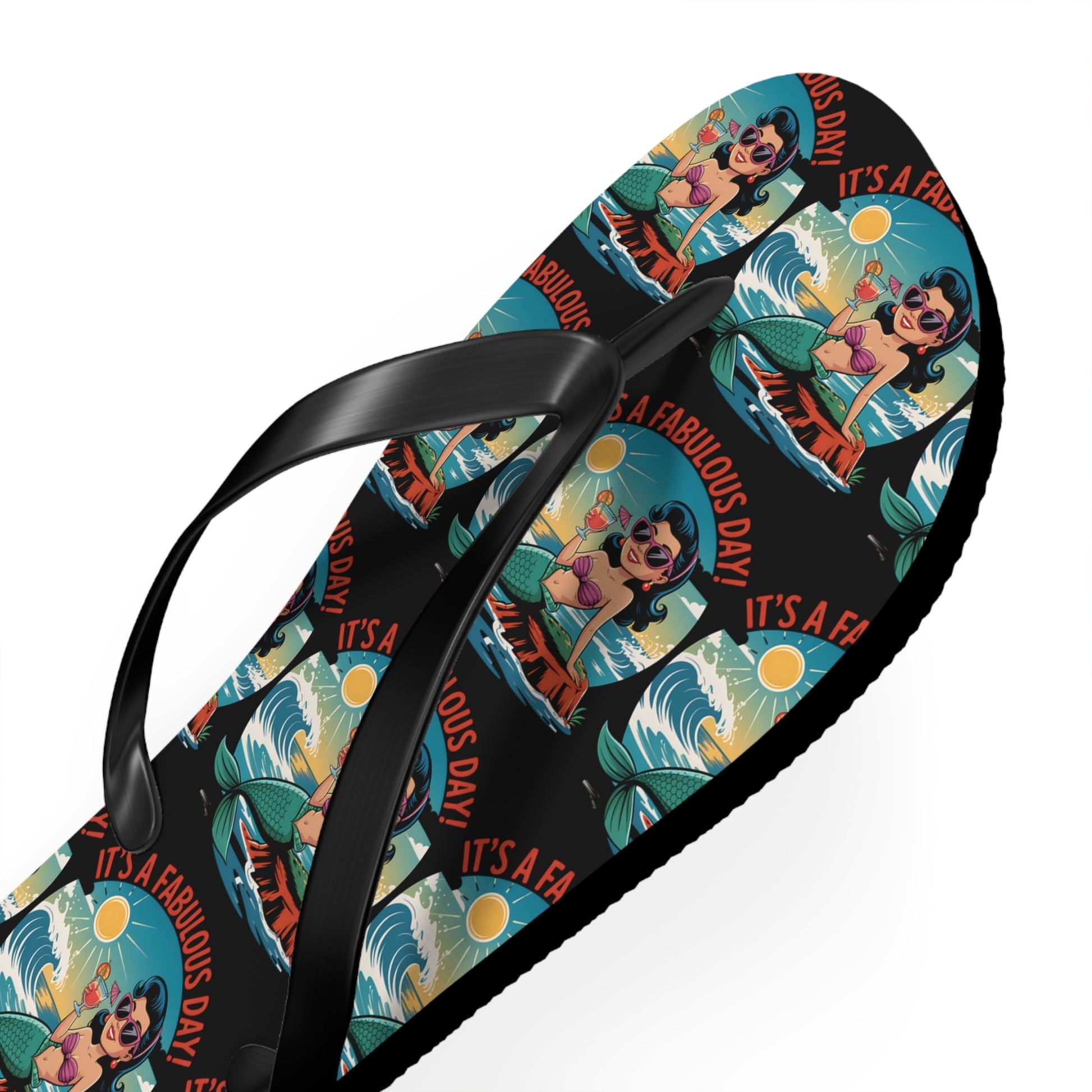 Rebel Tropics flip flops