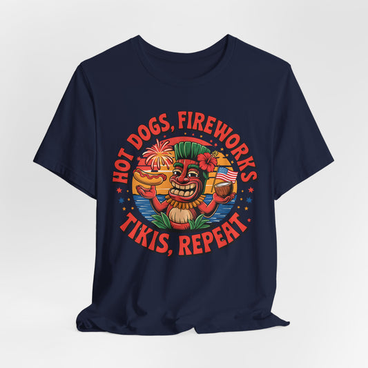 Hot Dogs Fireworks, Tiki's T-Shirt