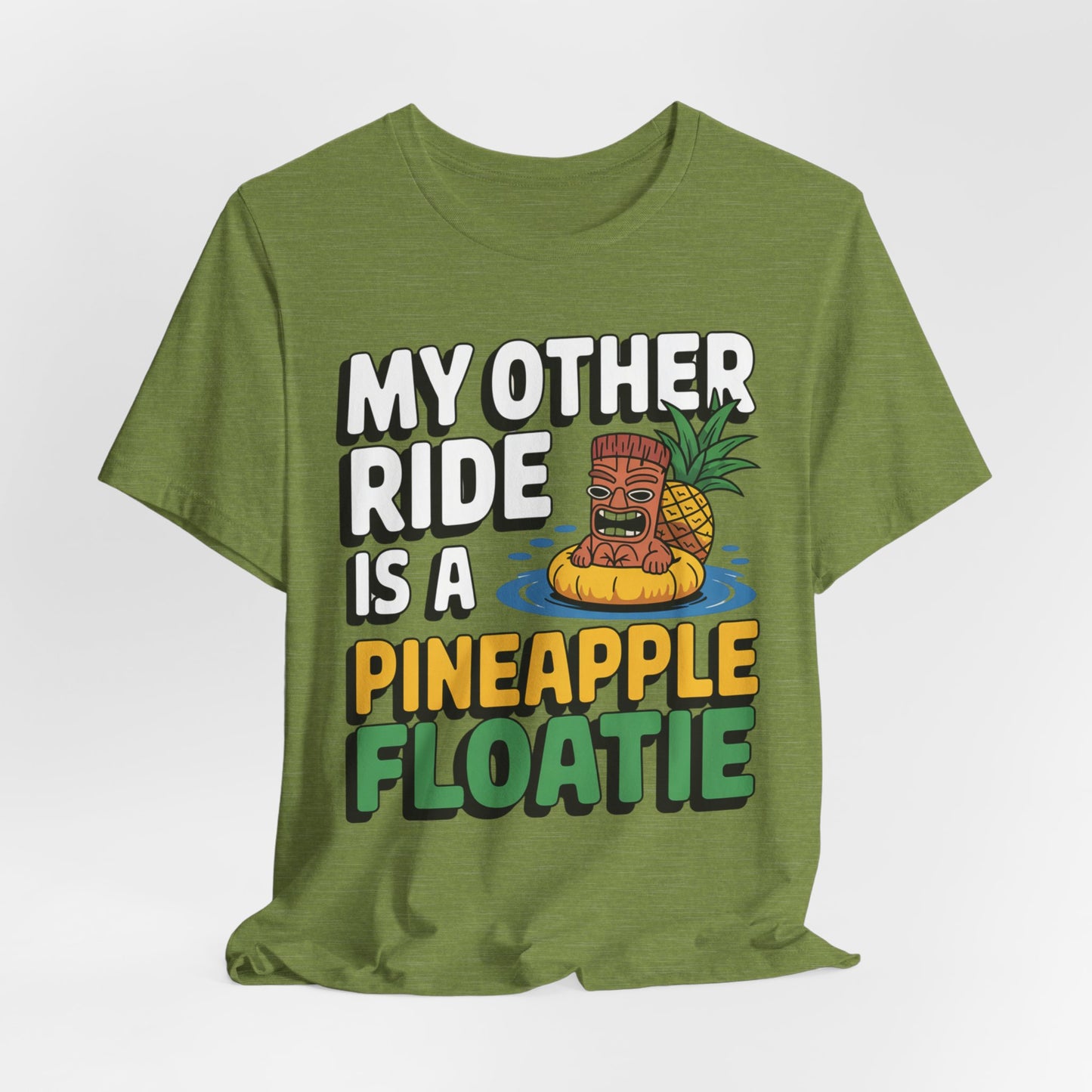 Fun Pineapple Floatie Tiki T-Shirt
