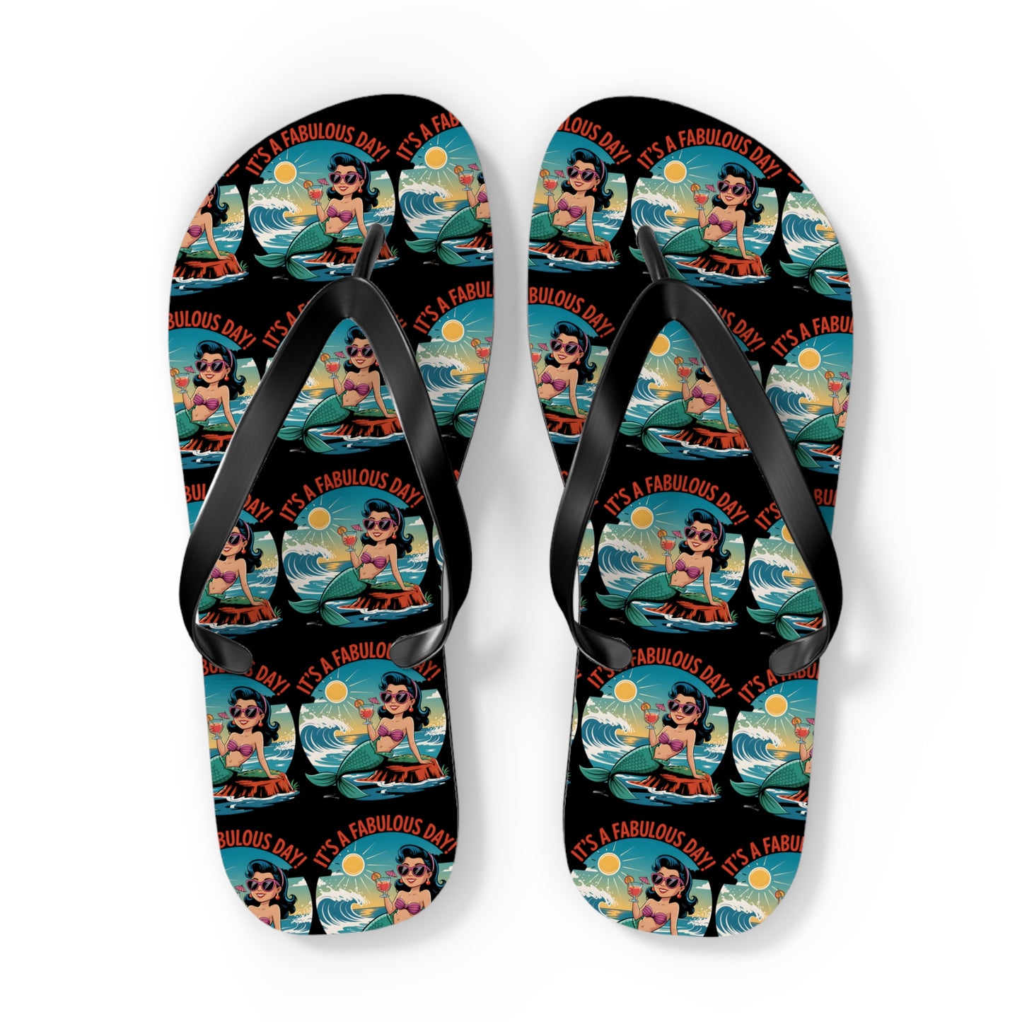 Rebel Tropics Flip Flops