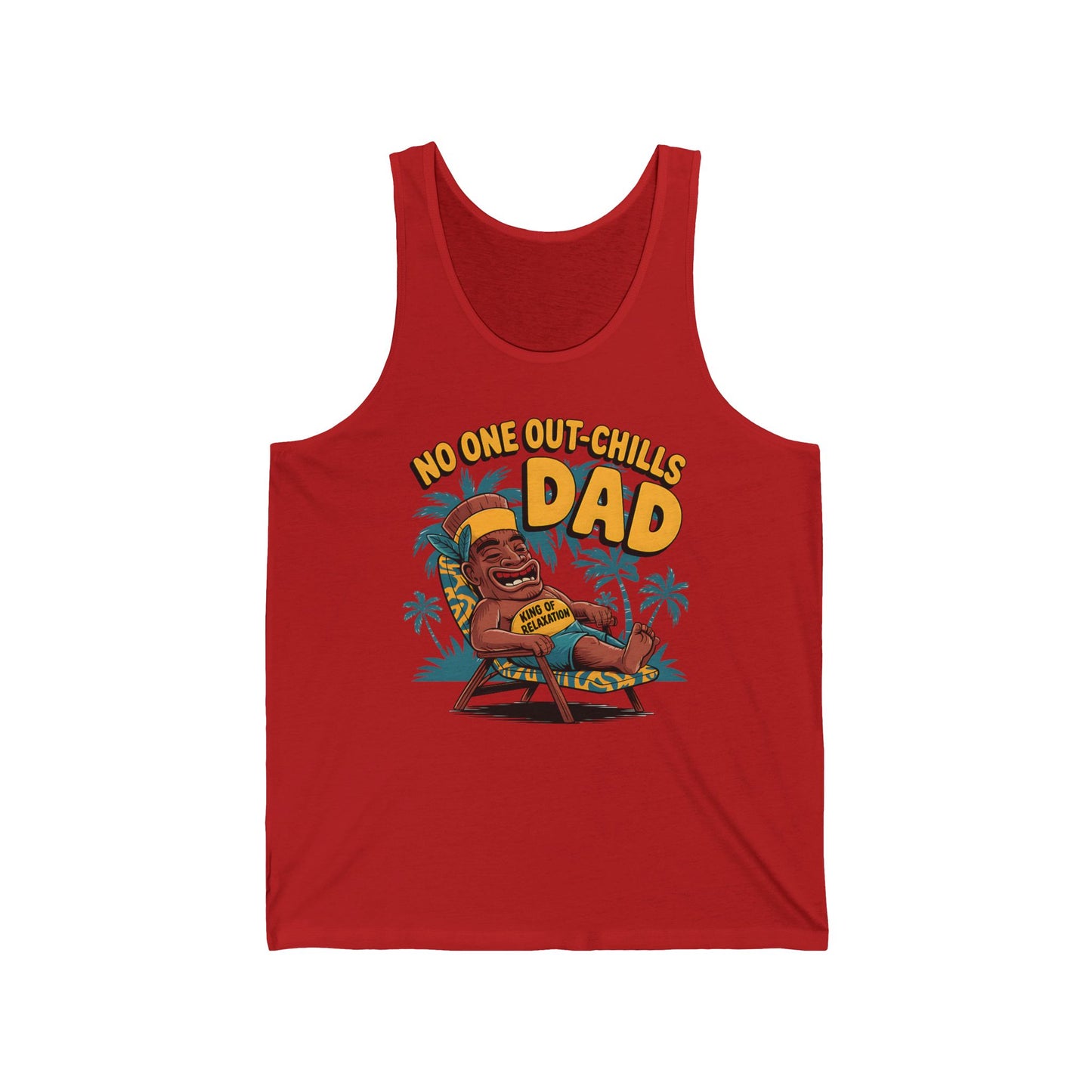 Chill Dad  Tiki Tank Top