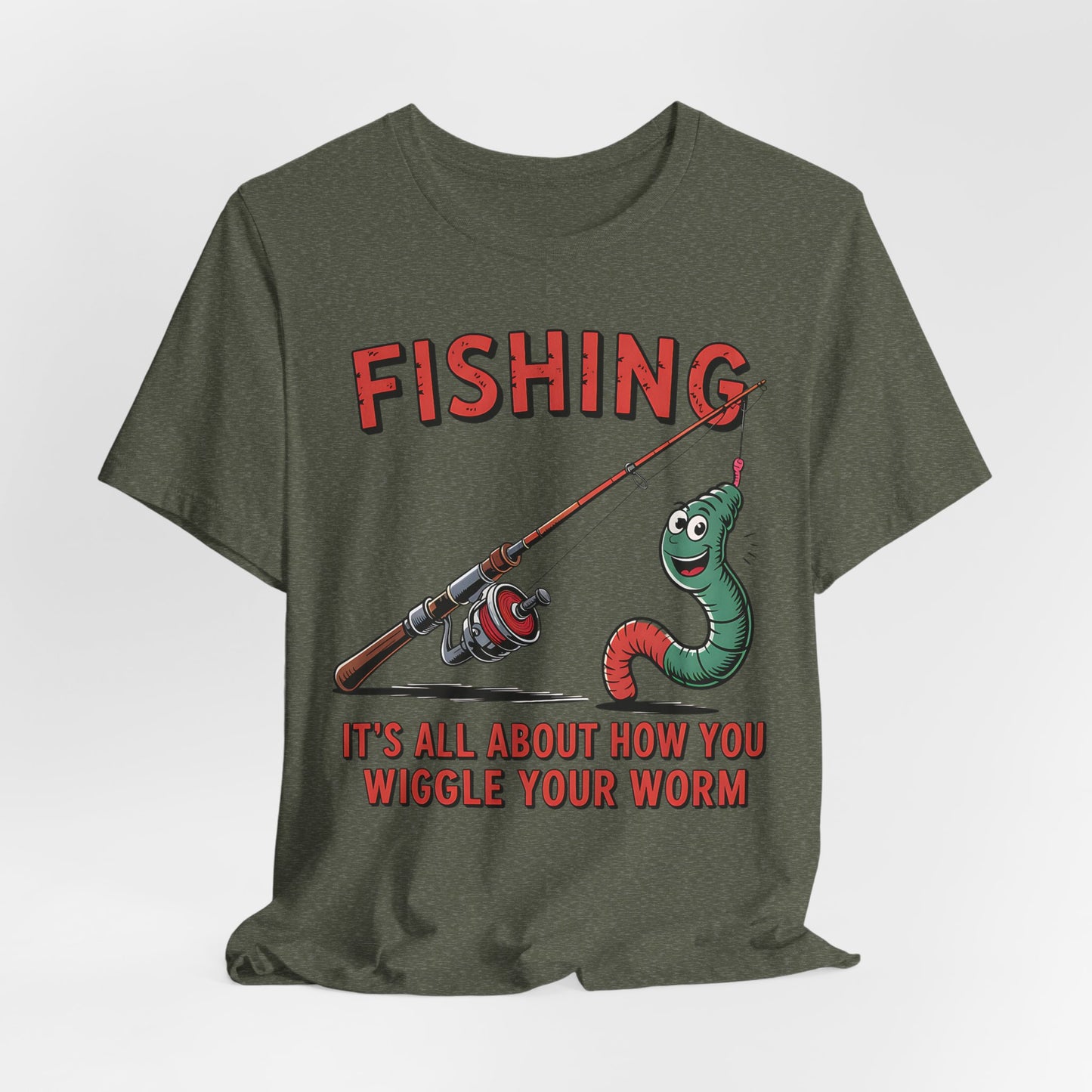 Fishing It's All About the Worm T-Shirt