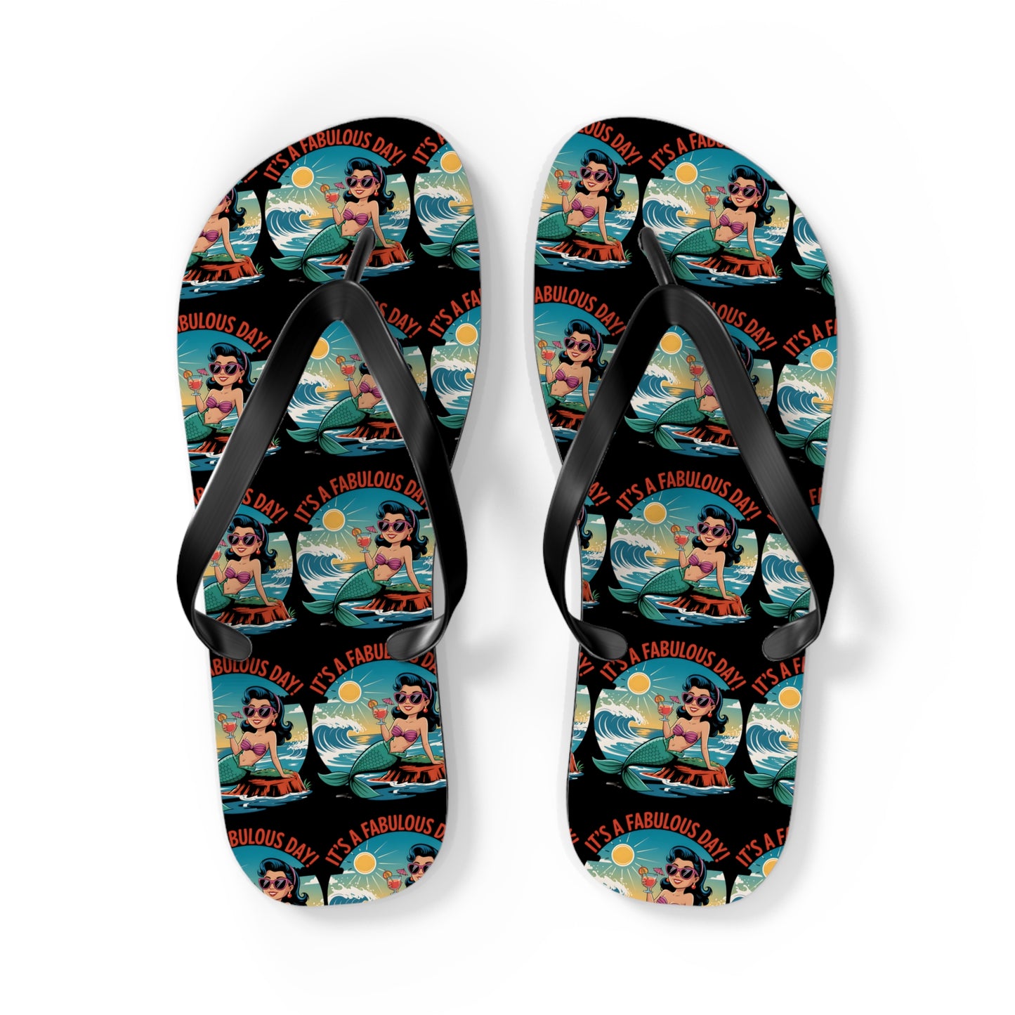 It's a Fabulous Day flip flops