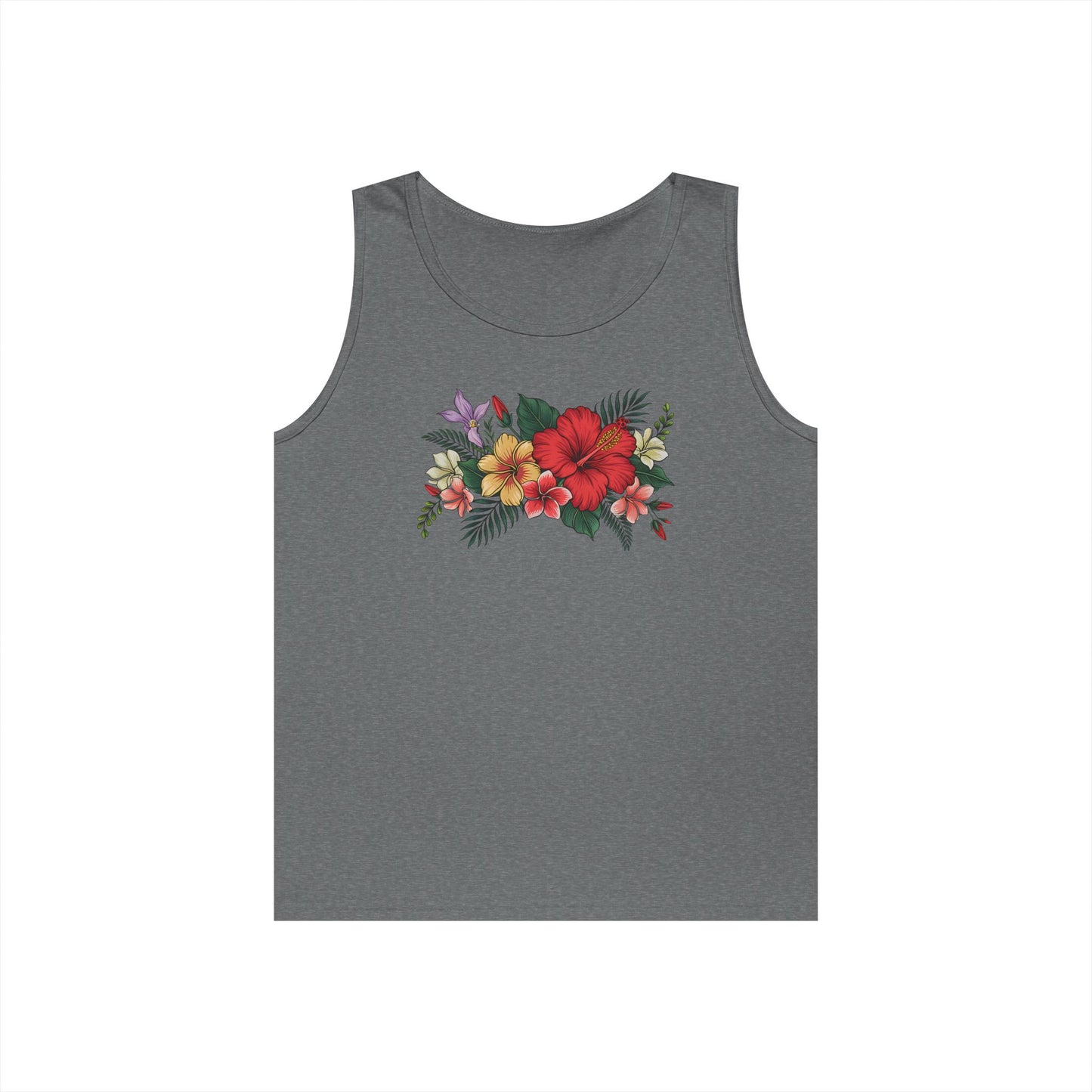 Floral Summer Heavy Cotton Tank Top