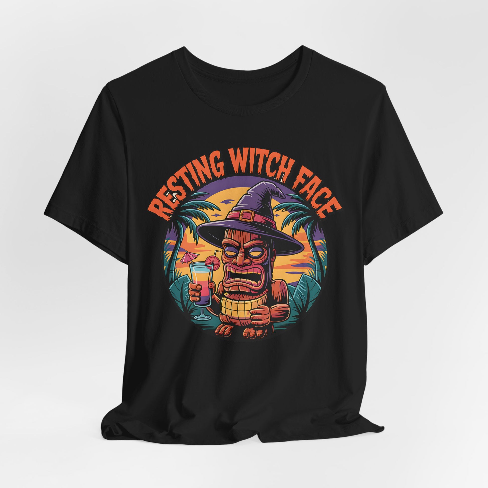 Resting Witch Face Halloween T-Shirt