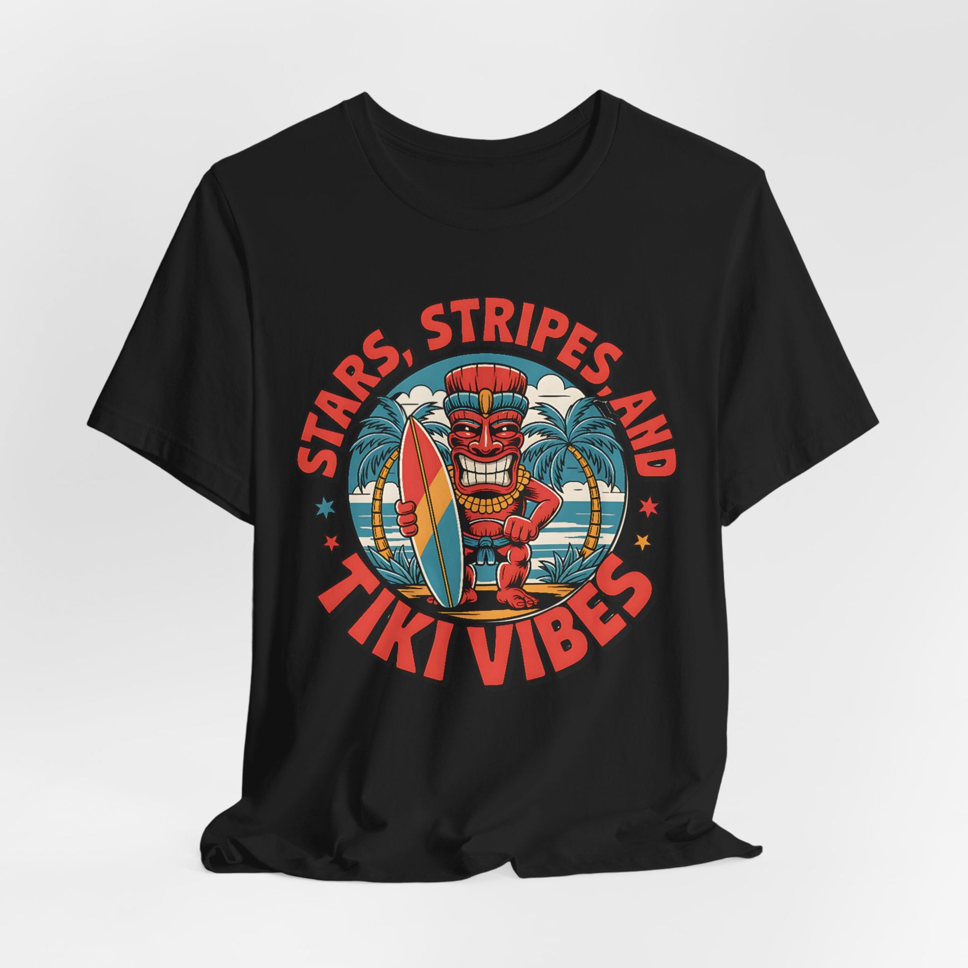 T-Shirt - Stars, Stripes and Tiki Vibes T-Shirt