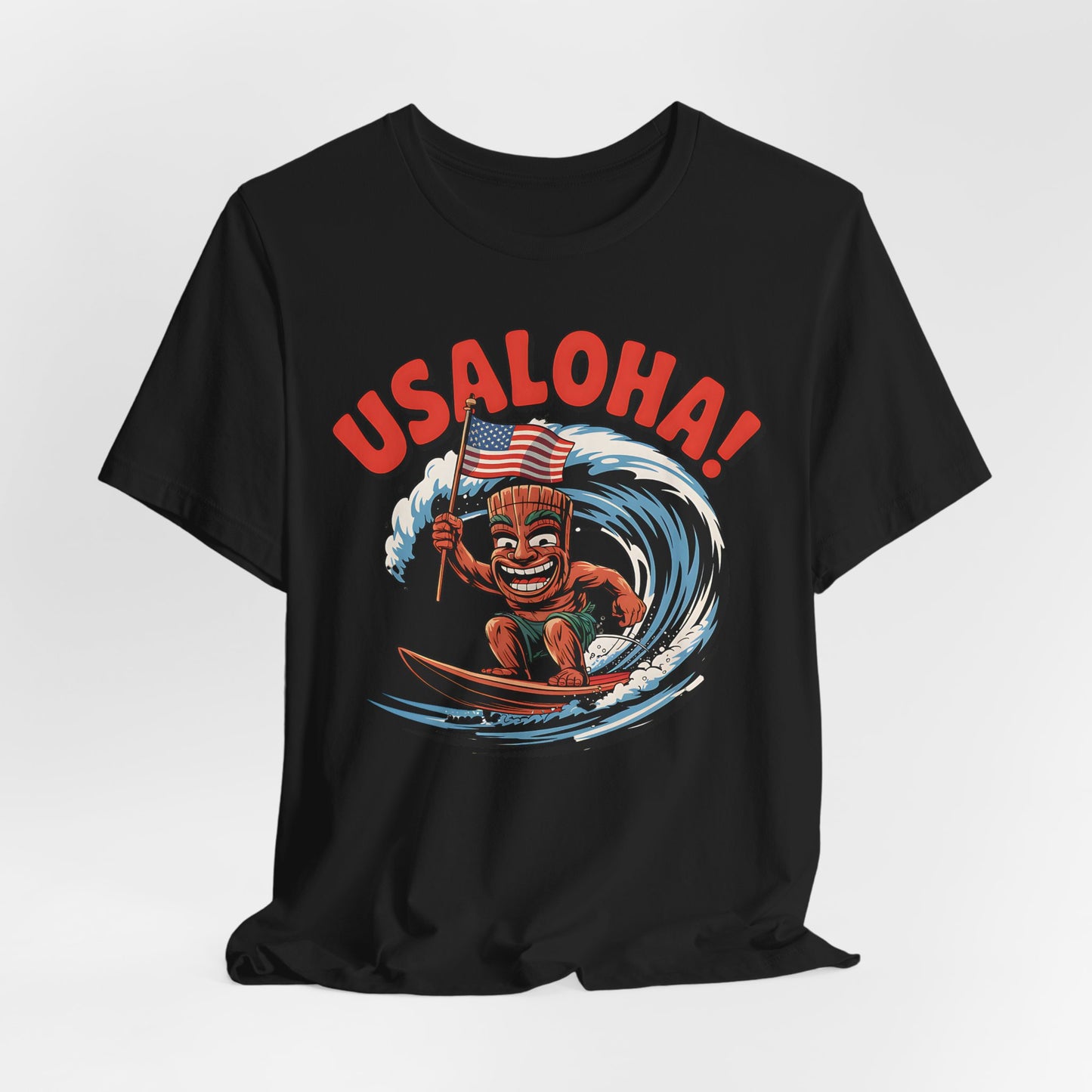 USALOHA Graphic Tiki T-Shirt