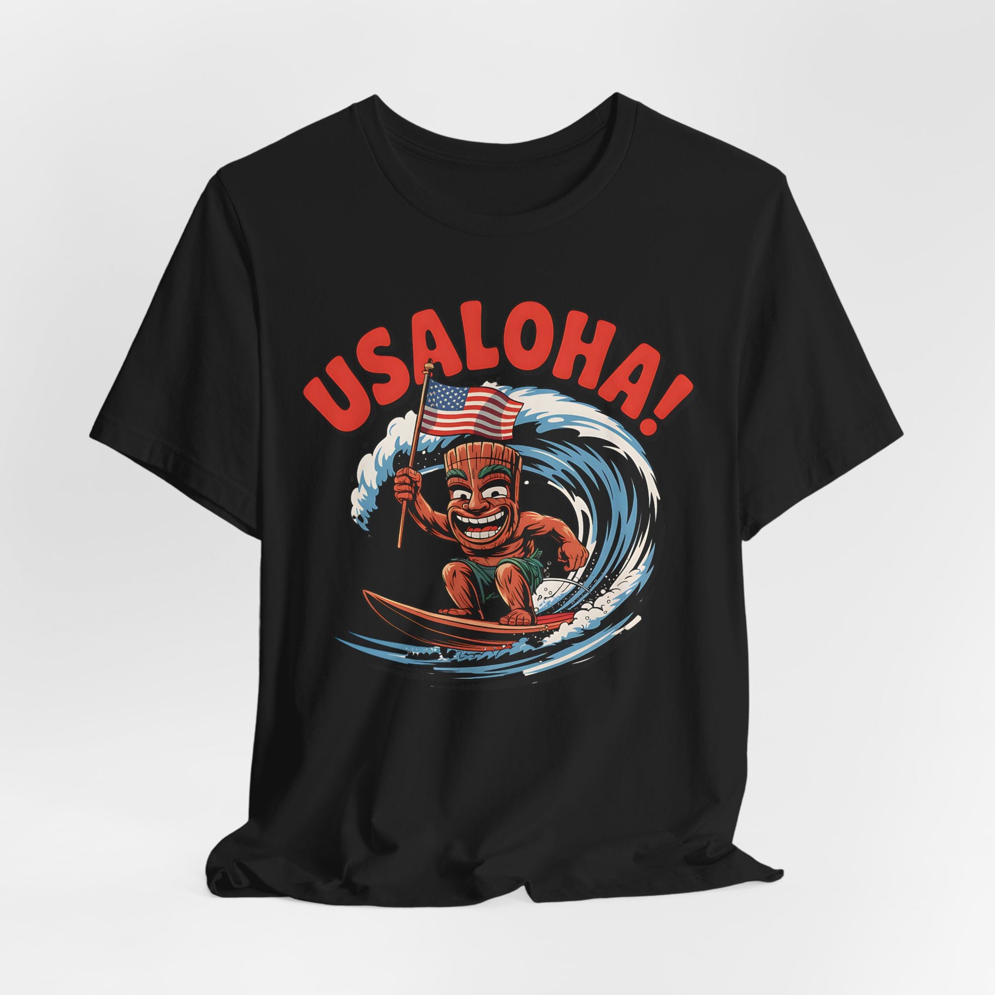 USALOHA Graphic Tiki T-Shirt