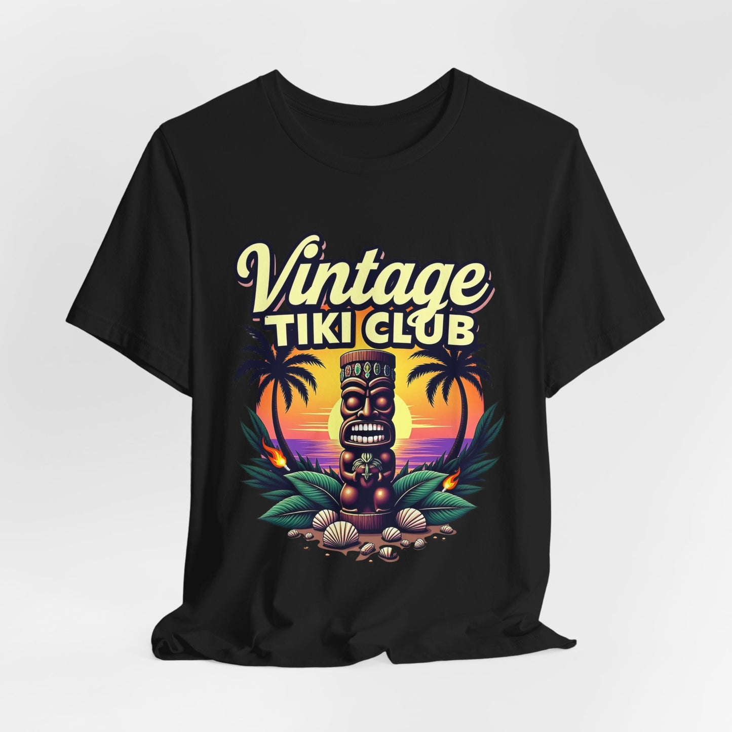 Vintage Tiki Club Tropical T- Shirt