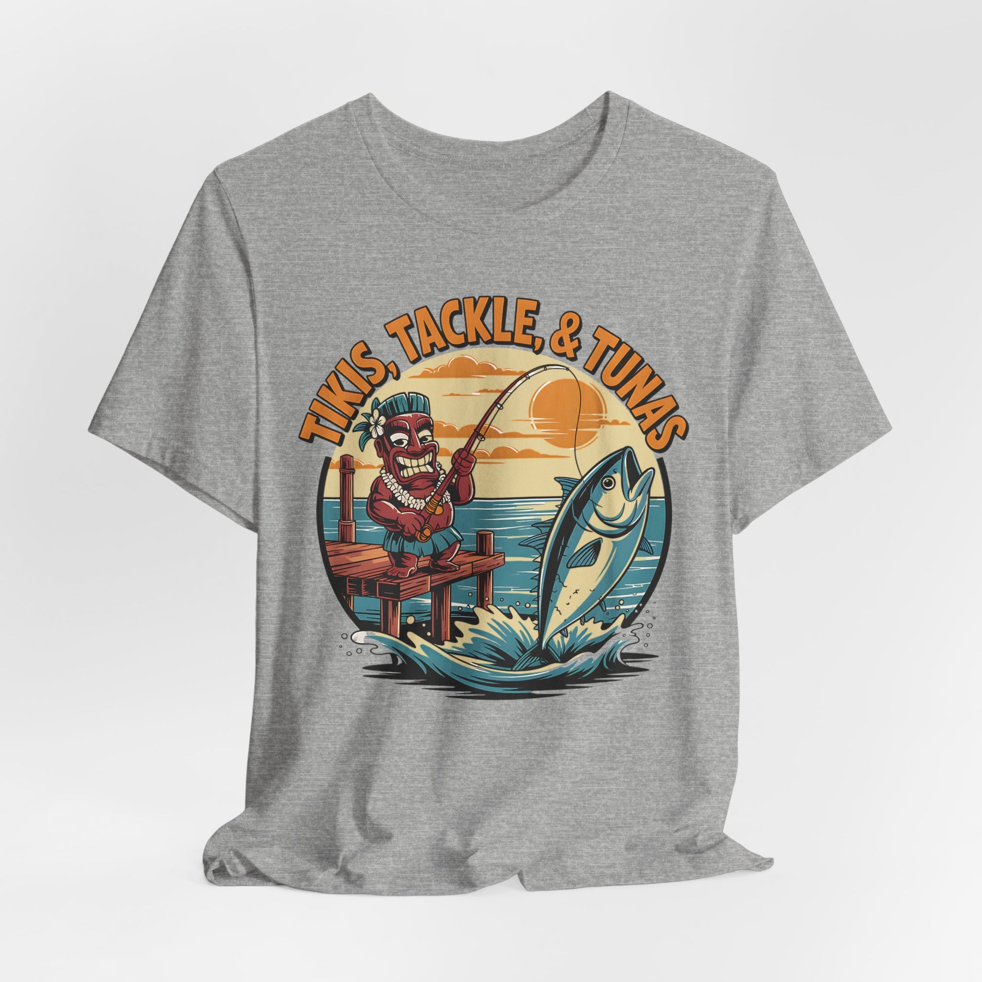 Tikis Tackle & Tunas Fishing T-Shirt