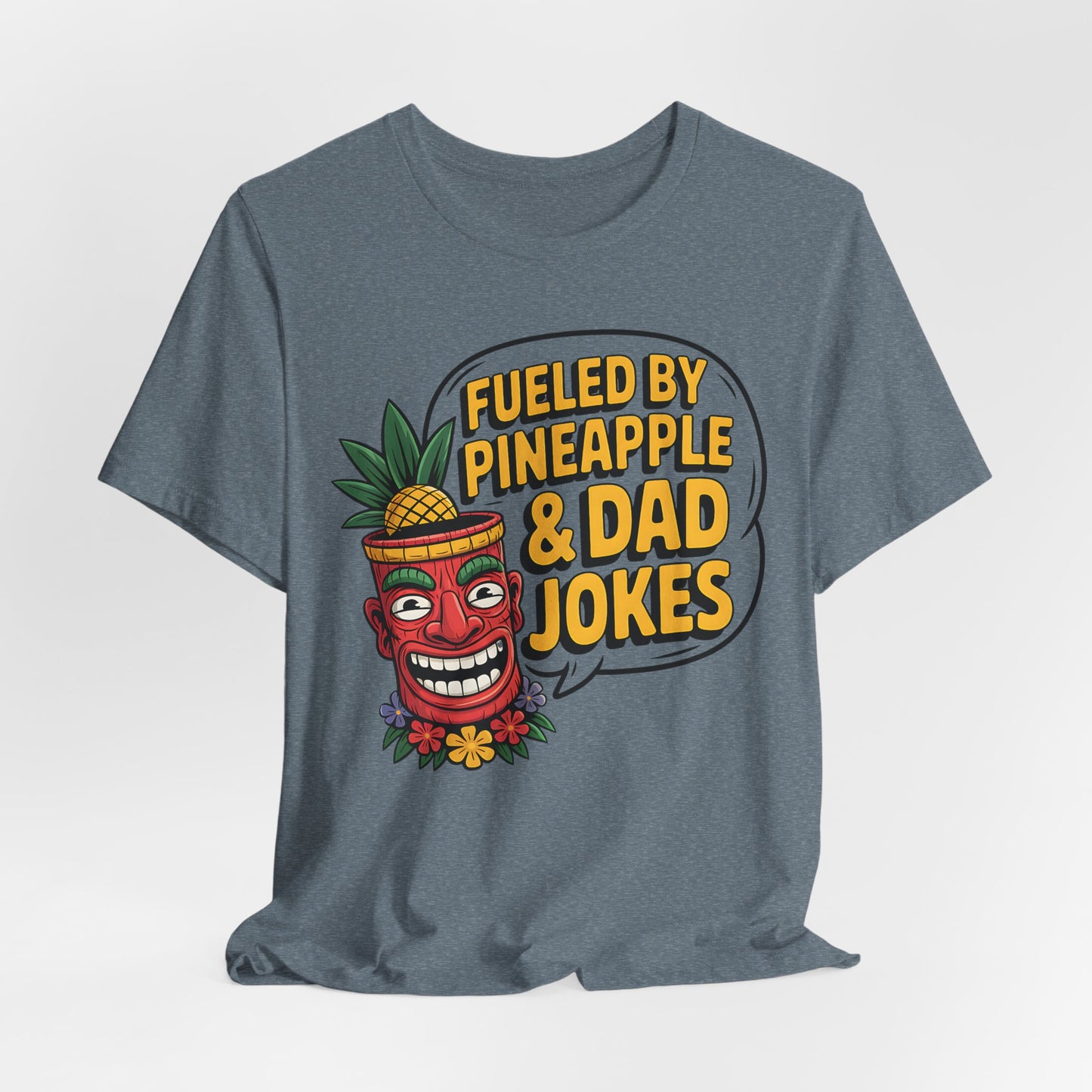 Pineapple & Dad Jokes Tiki T-Shirt
