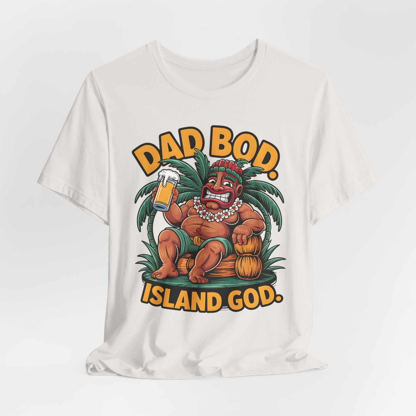 Dad Bod. Island God. Tiki T-Shirt