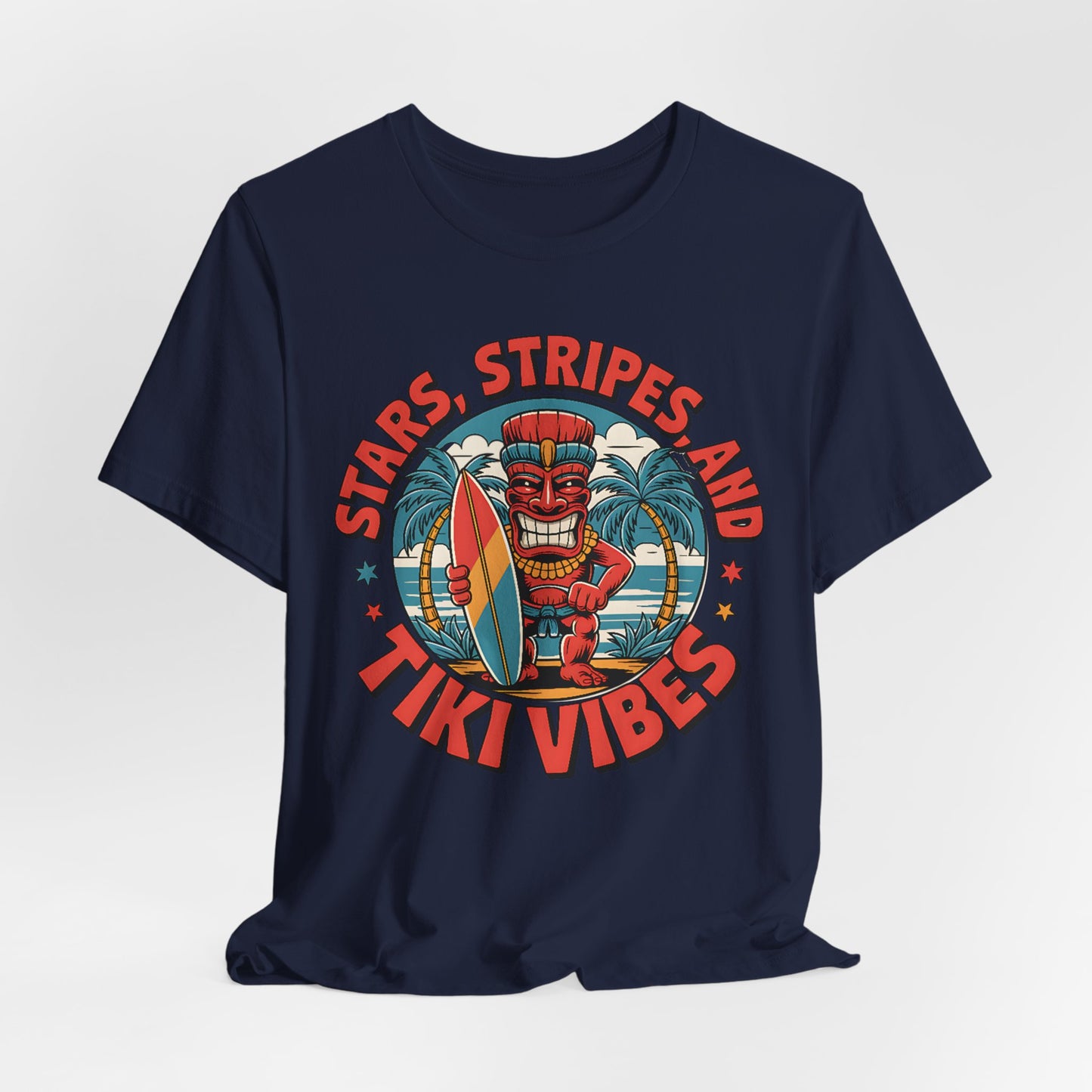 T-Shirt - Stars, Stripes and Tiki Vibes T-Shirt