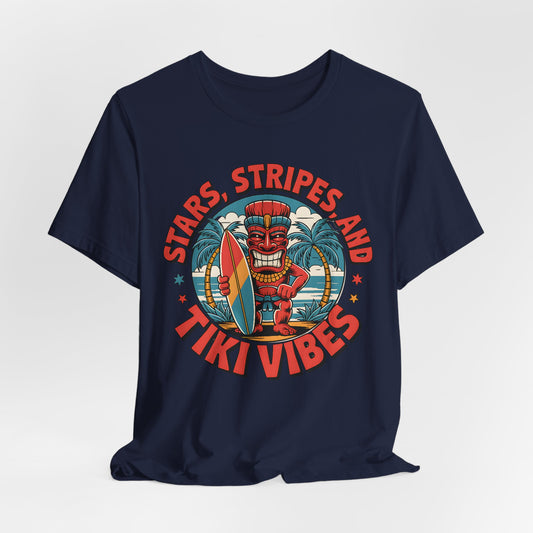 T-Shirt - Stars, Stripes and Tiki Vibes T-Shirt