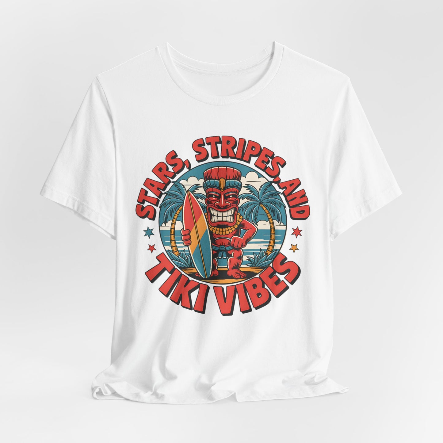 T-Shirt - Stars, Stripes and Tiki Vibes T-Shirt