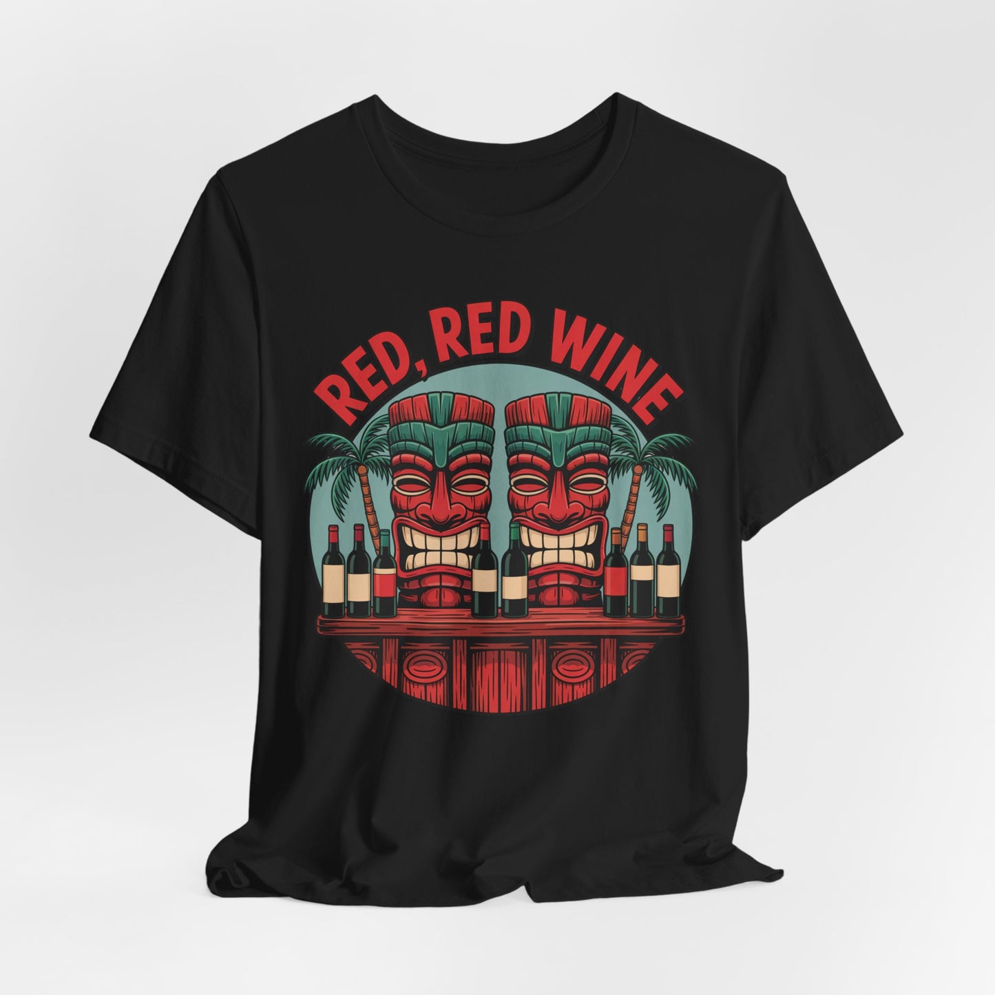 Red, Red Wine Tropical Tiki T-Shirt